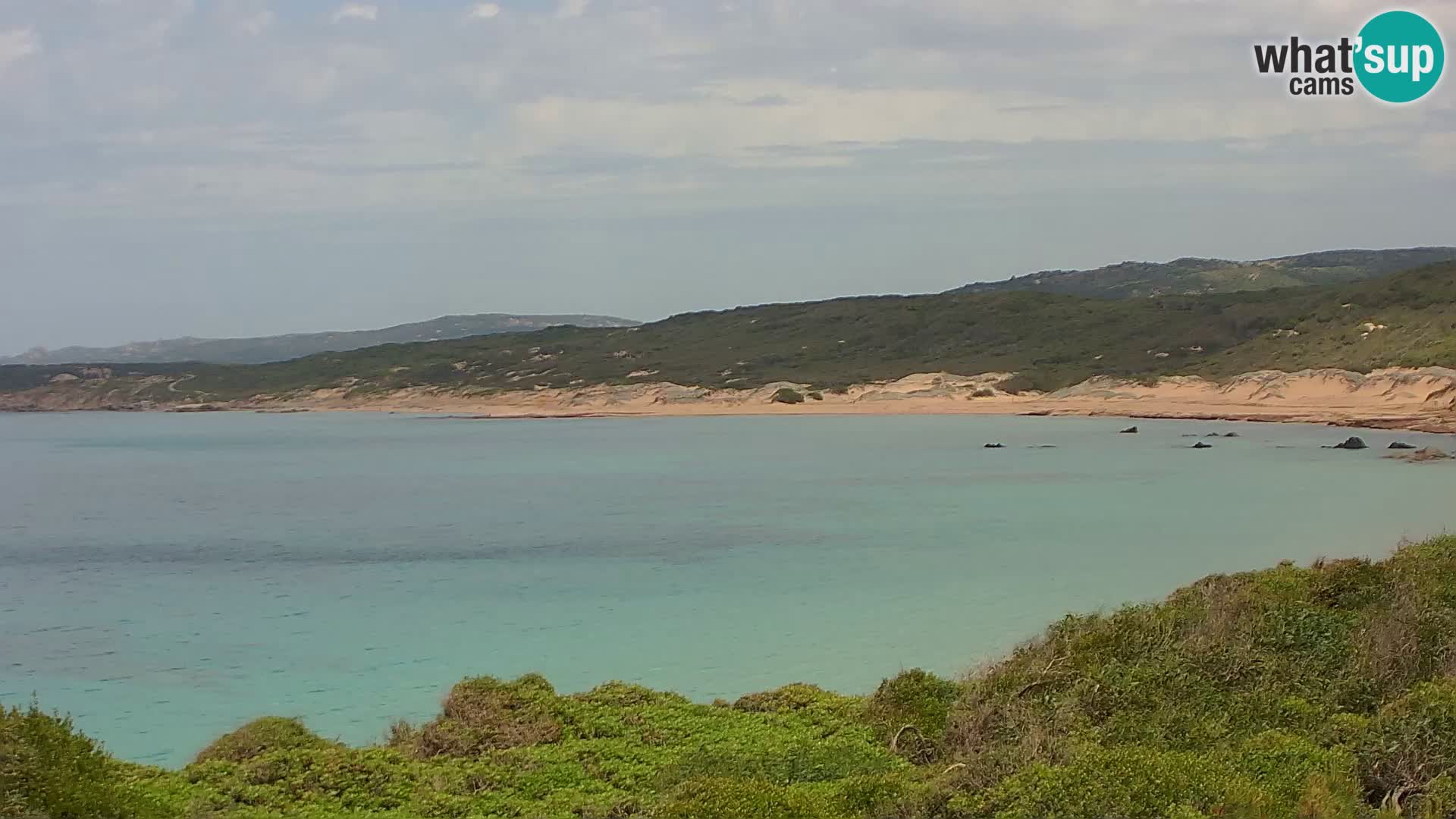 Spiaggia Naracu Nieddu Live webcam – Aglientu – Sardegna