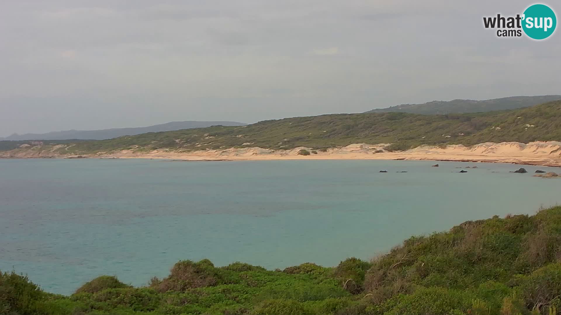 Webcam en direct de Naracu Nieddu Beach – Aglientu – Sardaigne
