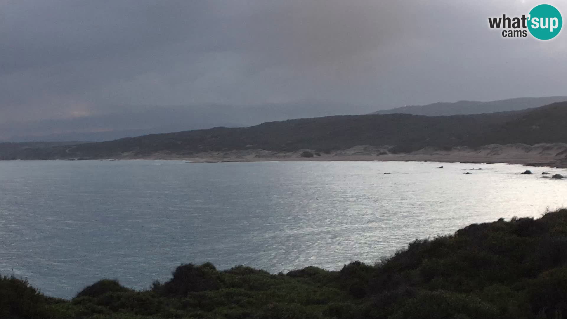 Plaža Naracu Nieddu web kamera – Aglientu – Sardinija