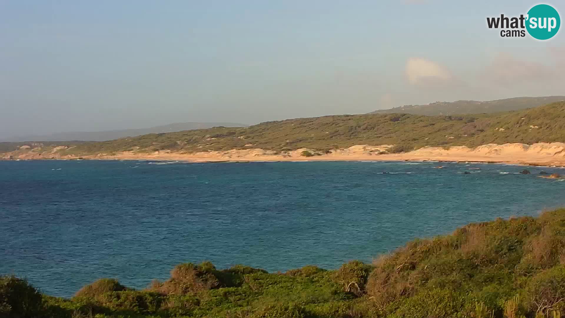 Plaža Naracu Nieddu web kamera – Aglientu – Sardinija