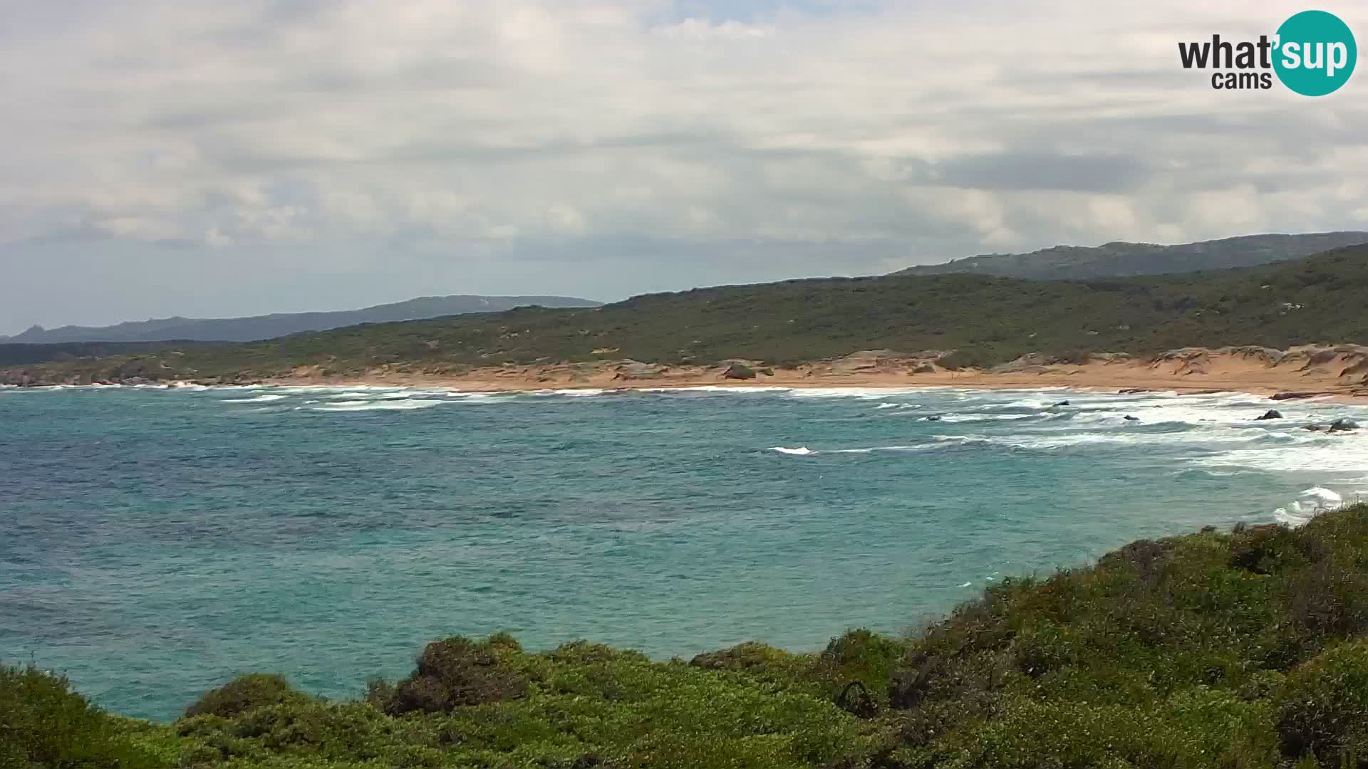 Webcam en direct de Naracu Nieddu Beach – Aglientu – Sardaigne