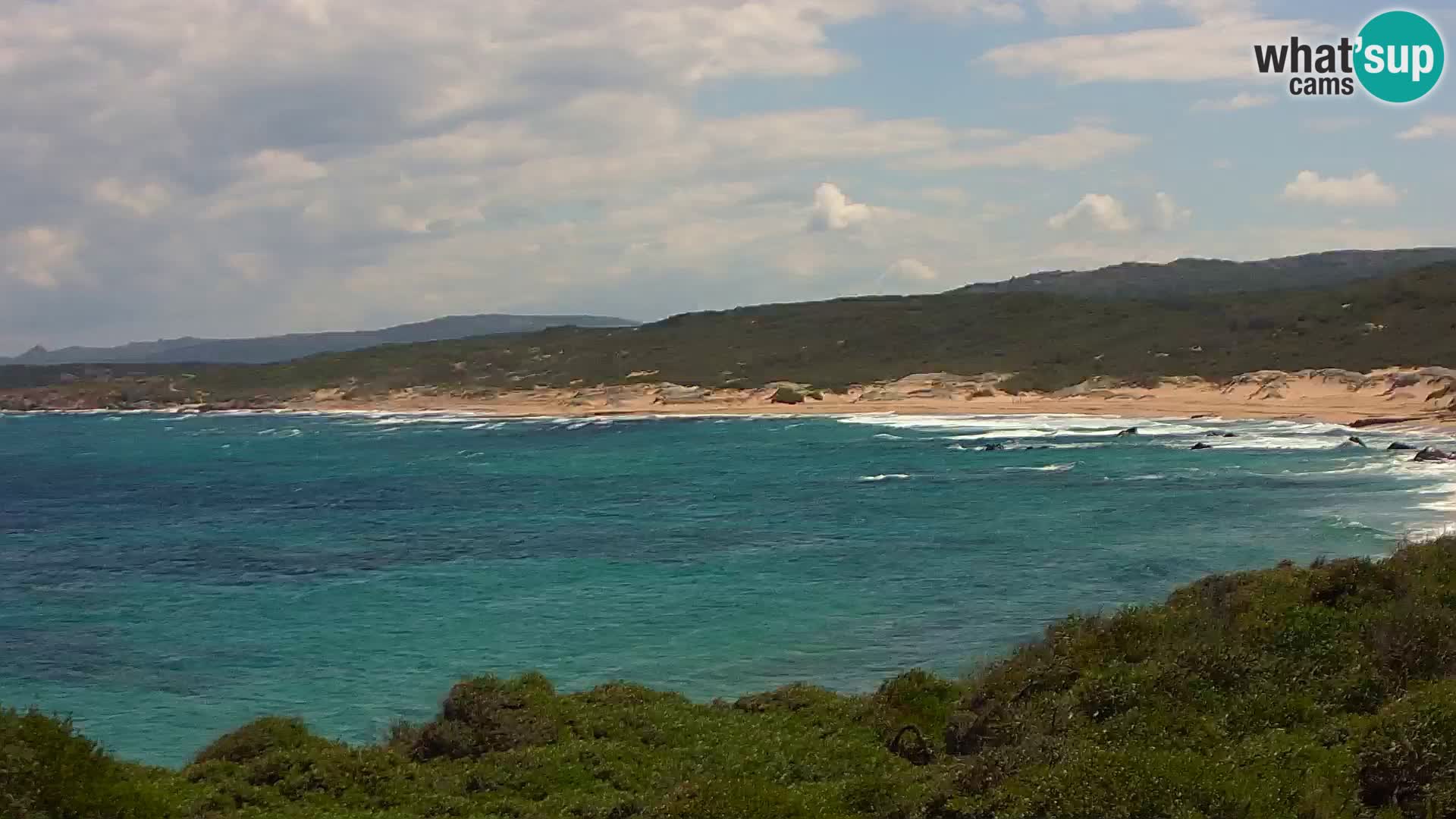 Spiaggia Naracu Nieddu Live webcam – Aglientu – Sardegna