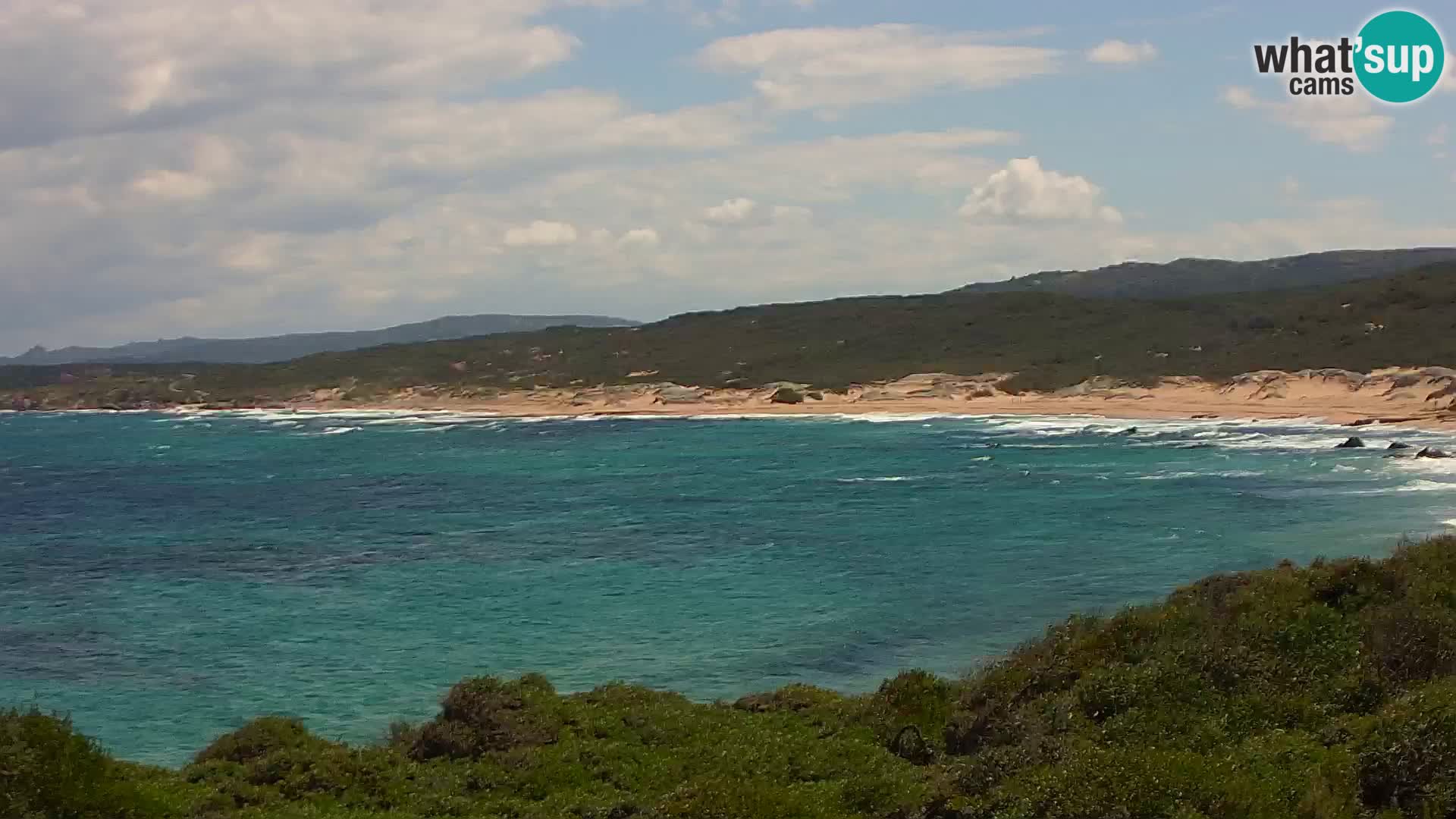 Webcam en direct de Naracu Nieddu Beach – Aglientu – Sardaigne