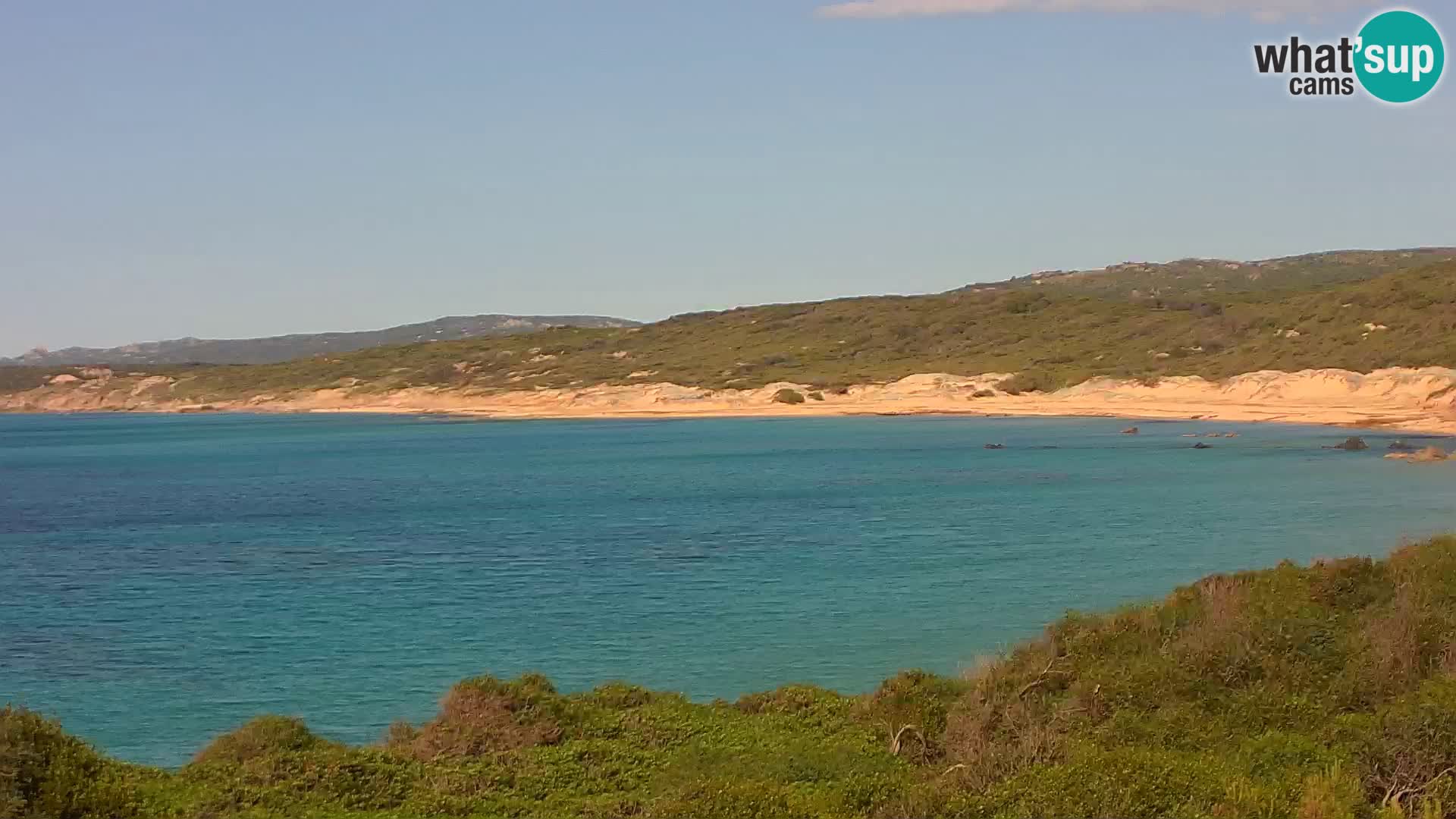 Spiaggia Naracu Nieddu Live webcam – Aglientu – Sardegna