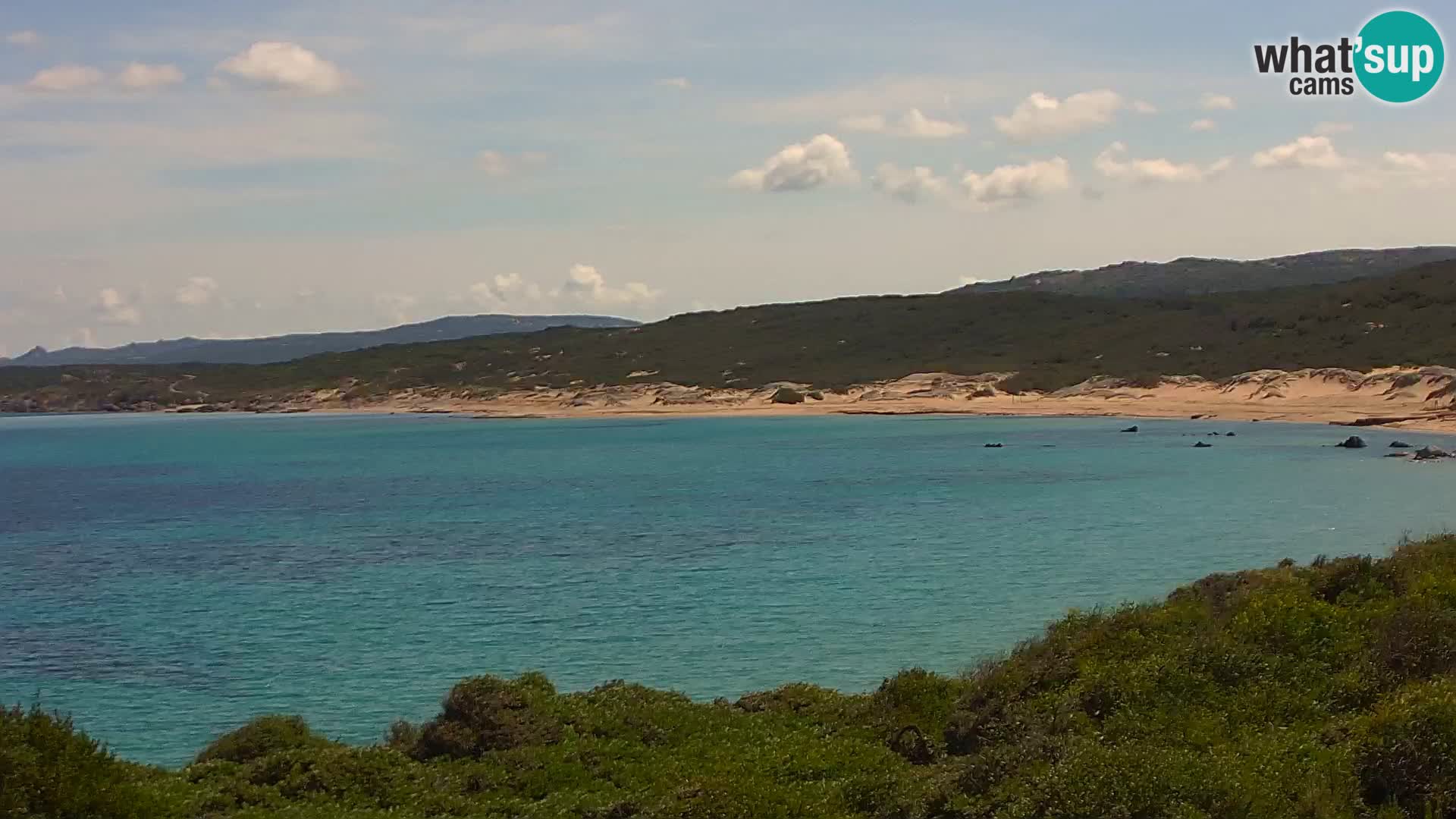 Spiaggia Naracu Nieddu Live webcam – Aglientu – Sardegna