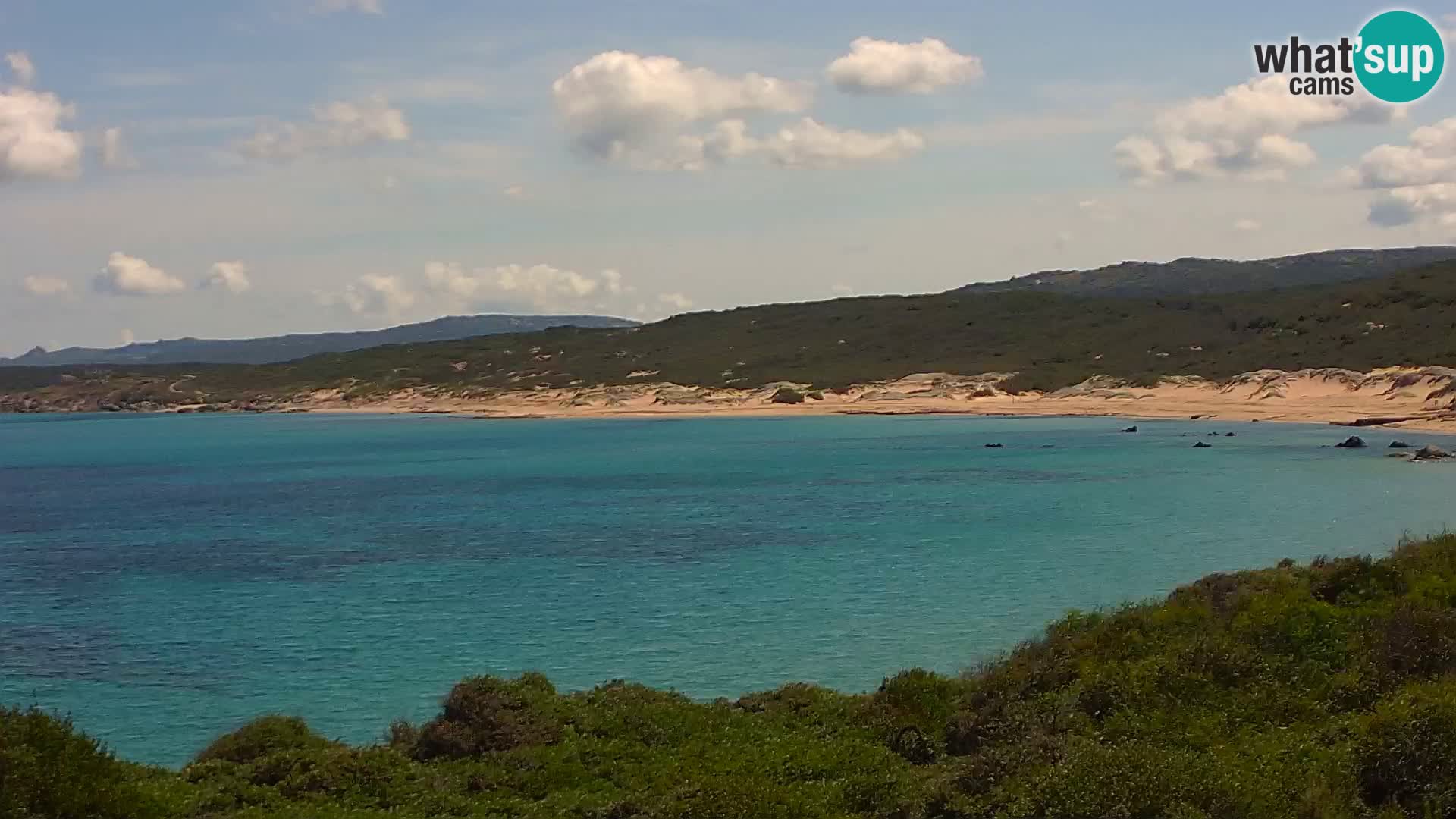 Spiaggia Naracu Nieddu Live webcam – Aglientu – Sardegna