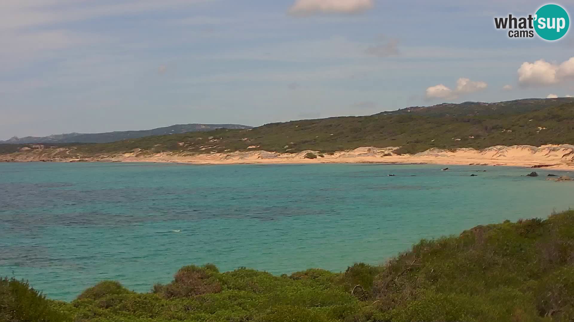 Spiaggia Naracu Nieddu Live webcam – Aglientu – Sardegna