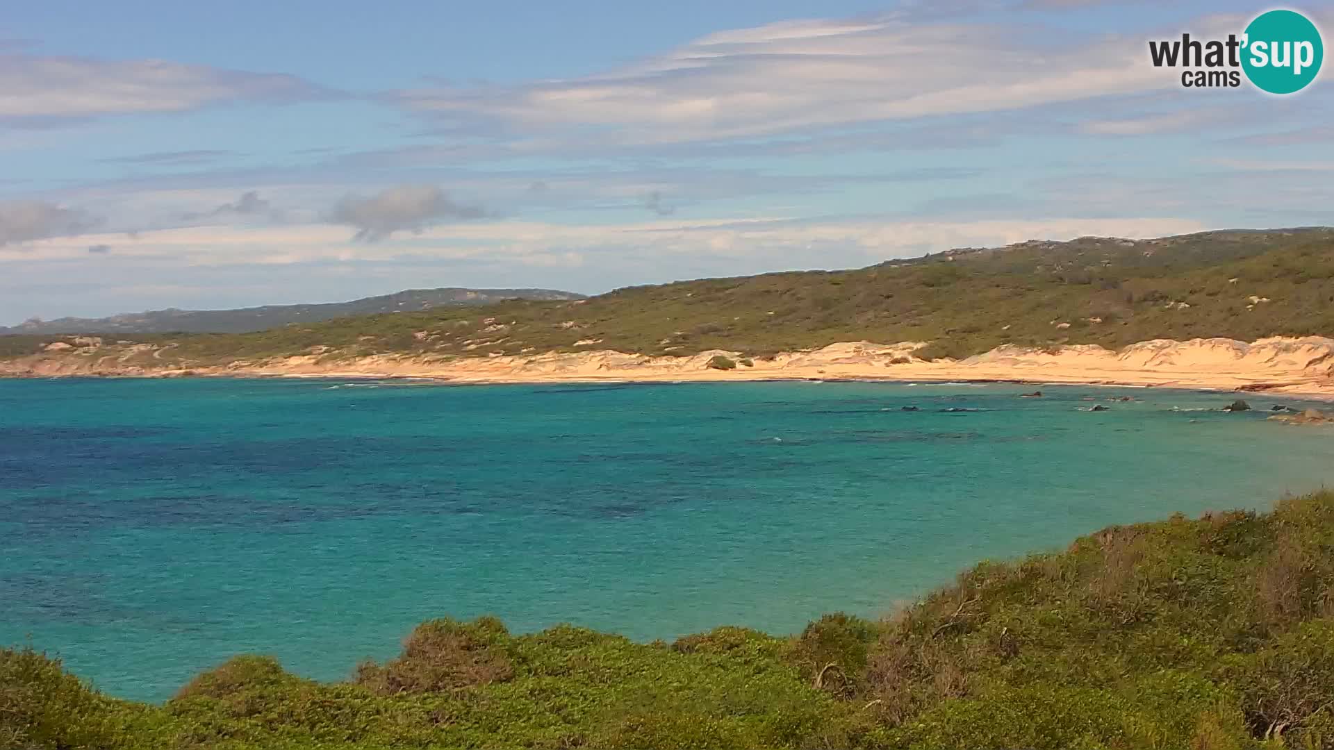 Naracu Nieddu Beach Live webcam – Aglientu – Sardinia