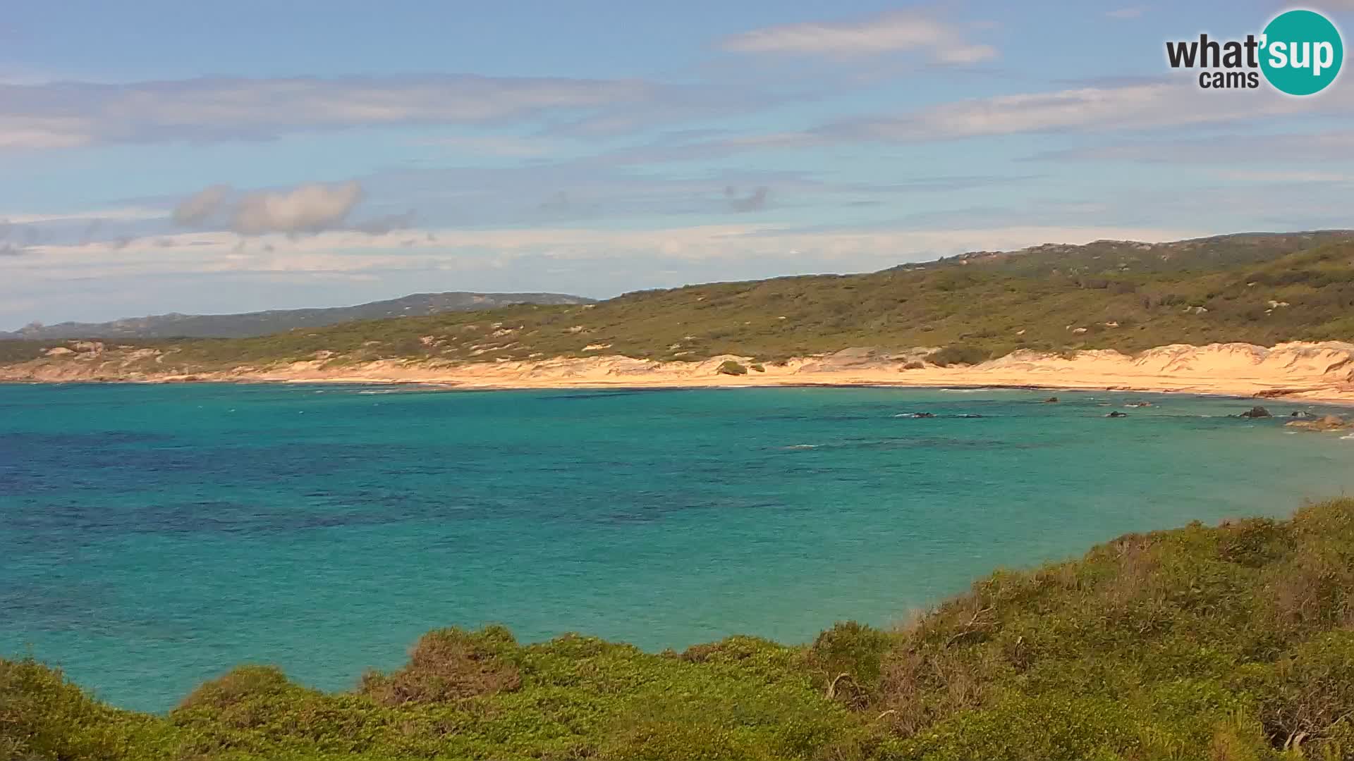 Naracu Nieddu Beach Live webcam – Aglientu – Sardinia