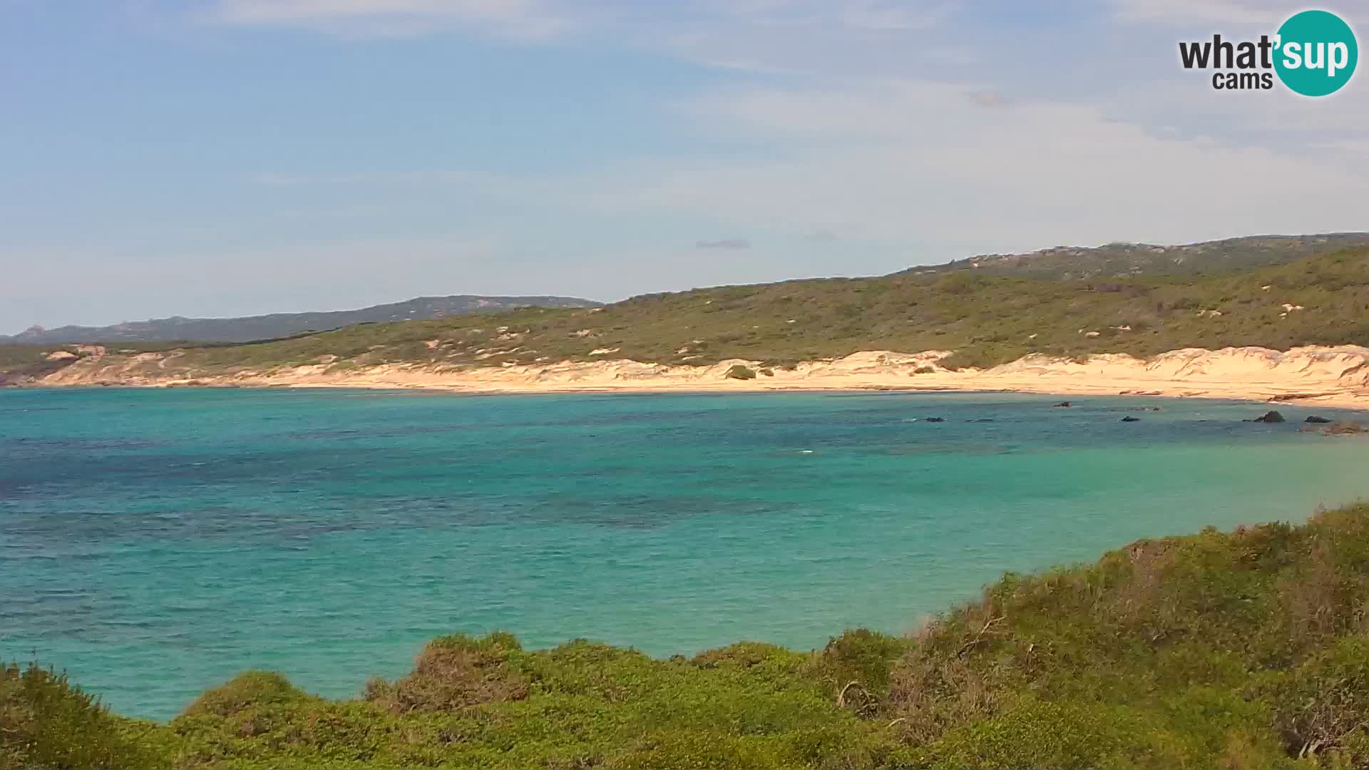 Spiaggia Naracu Nieddu Live webcam – Aglientu – Sardegna