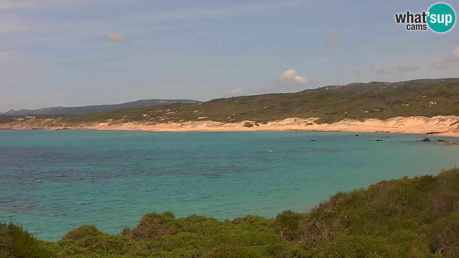 Naracu Nieddu Beach Live webcam – Aglientu – Sardinia
