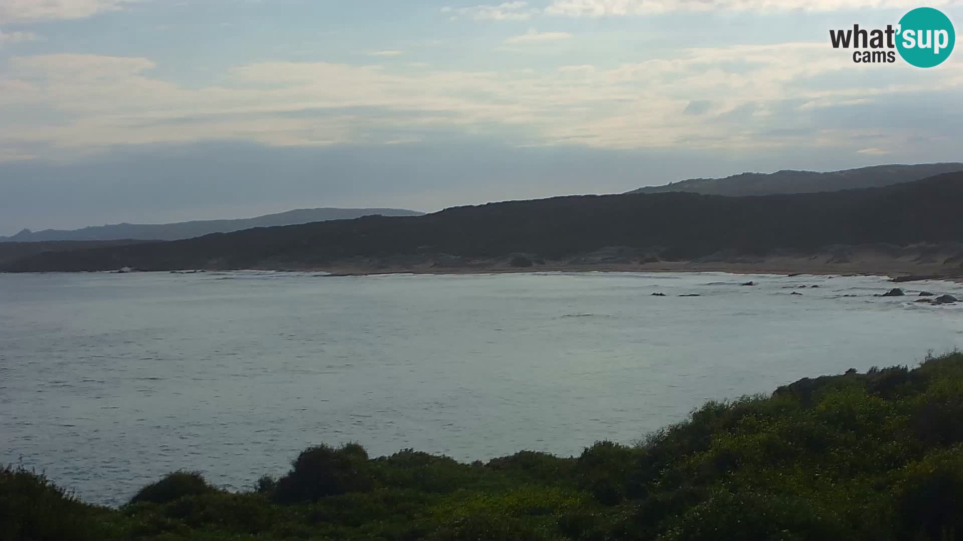 Plaža Naracu Nieddu spletna kamera – Aglientu – Sardinija
