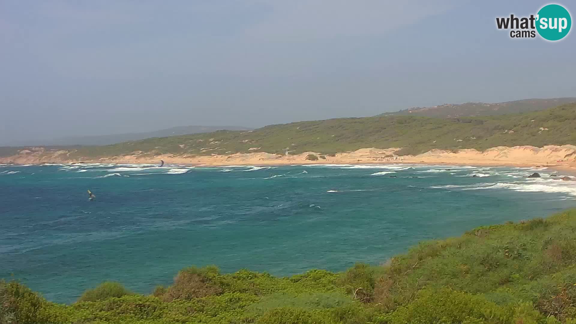 Plaža Naracu Nieddu web kamera – Aglientu – Sardinija