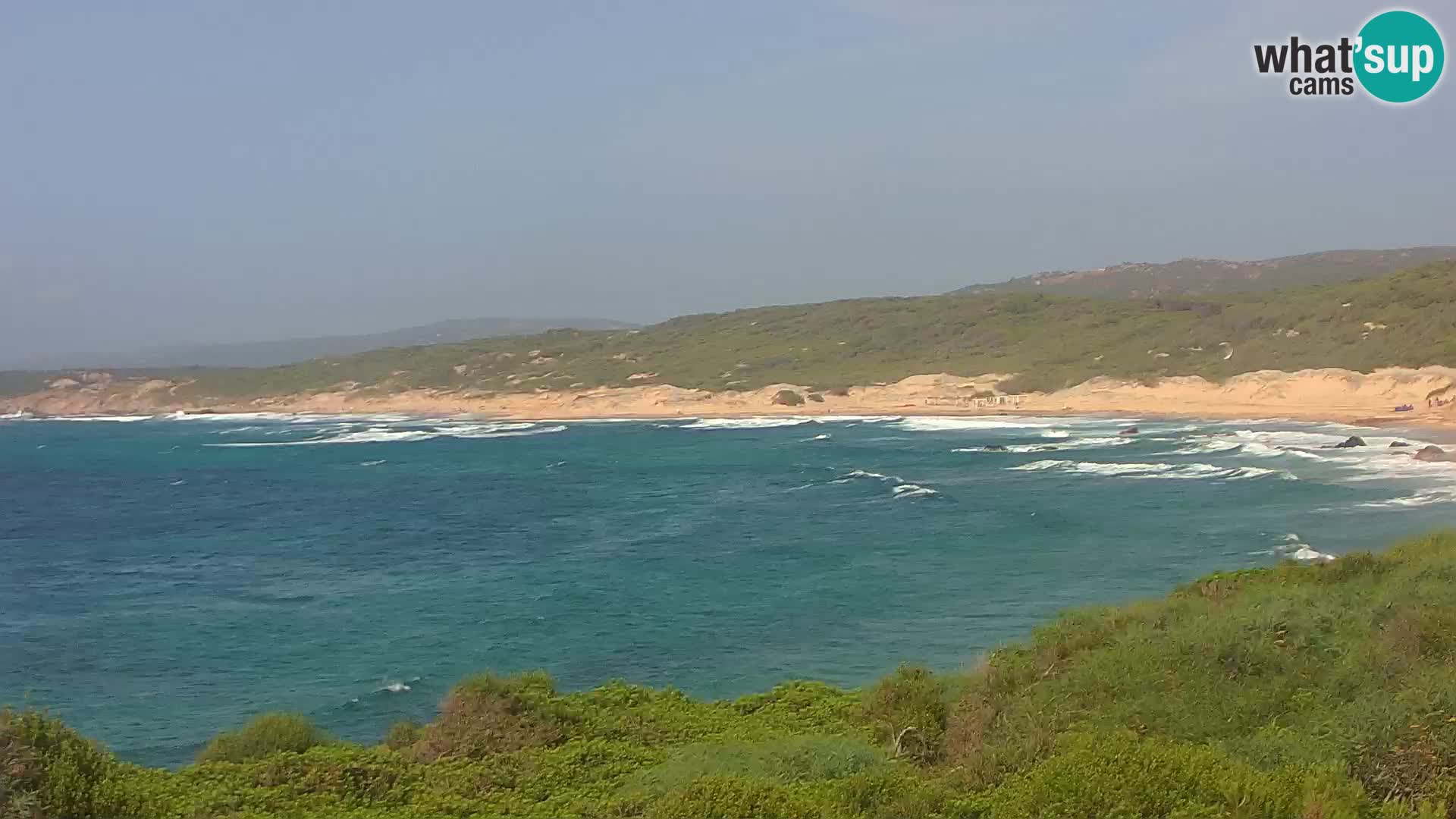 Plaža Naracu Nieddu web kamera – Aglientu – Sardinija