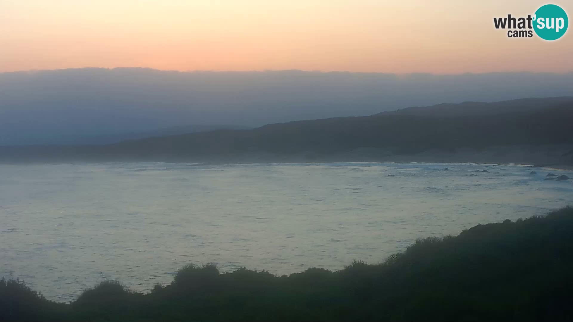 Plaža Naracu Nieddu web kamera – Aglientu – Sardinija
