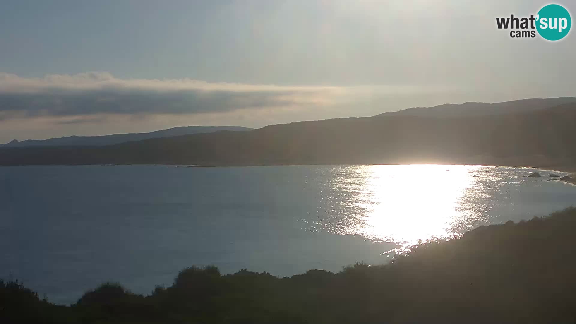 Plaža Naracu Nieddu spletna kamera – Aglientu – Sardinija