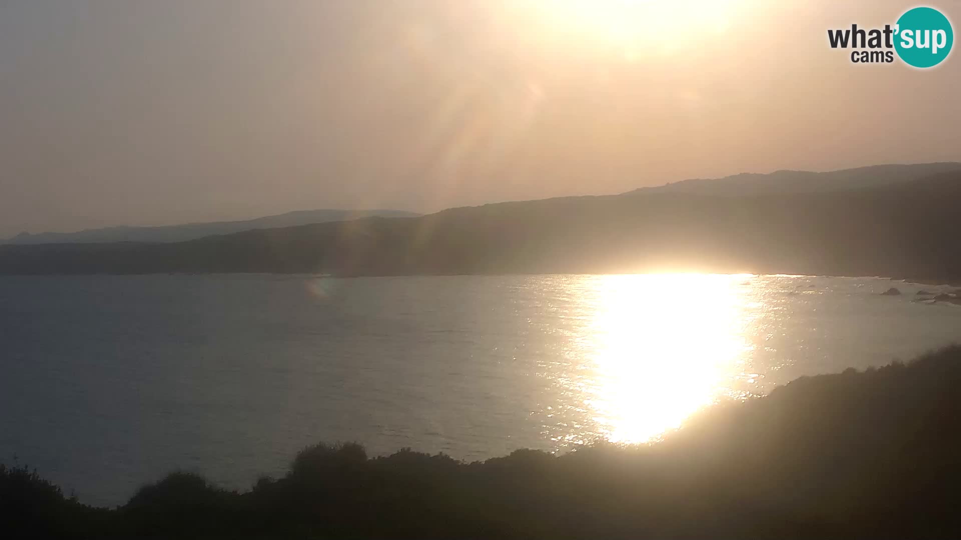 Plaža Naracu Nieddu spletna kamera – Aglientu – Sardinija