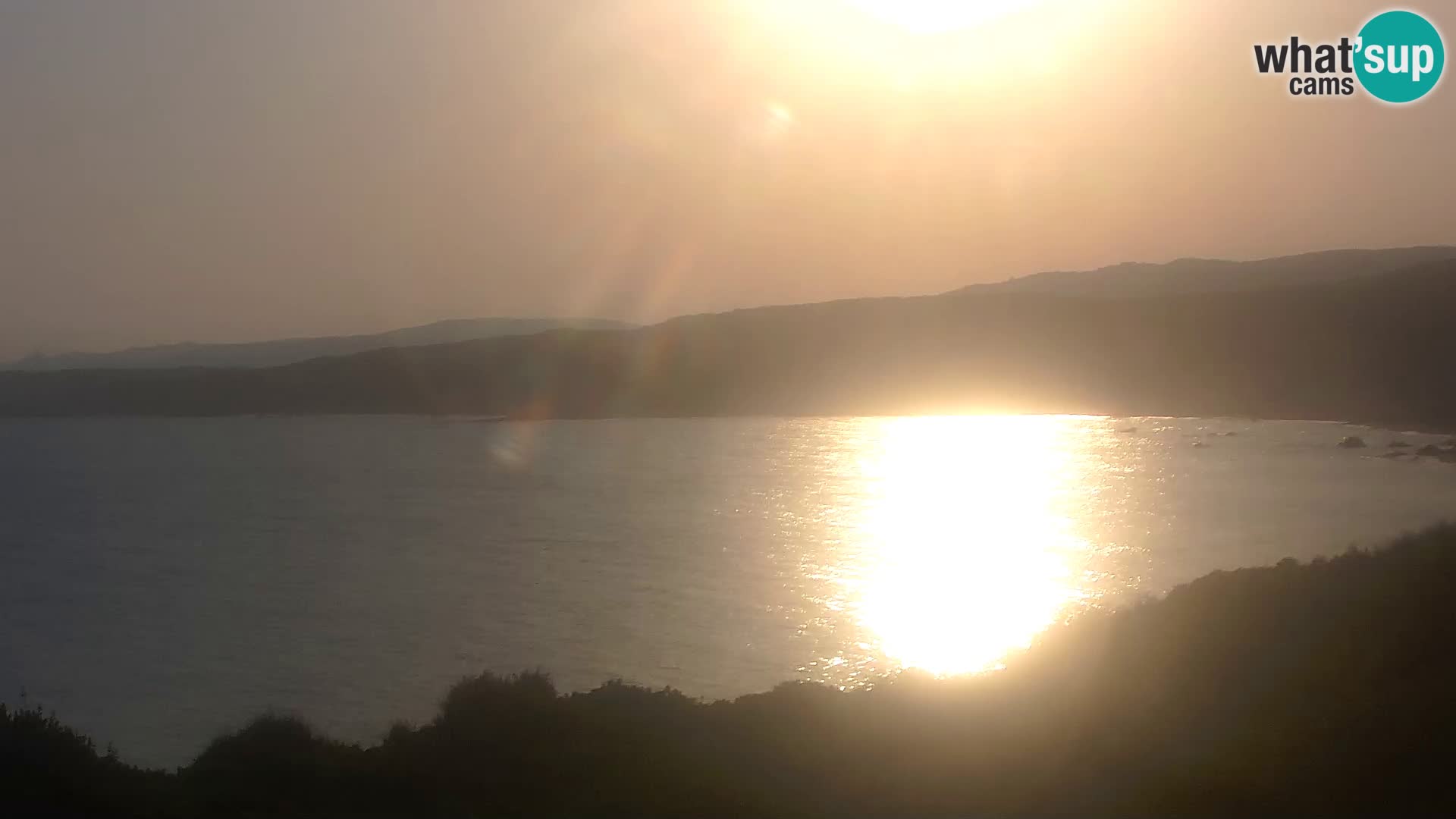 Plaža Naracu Nieddu web kamera – Aglientu – Sardinija