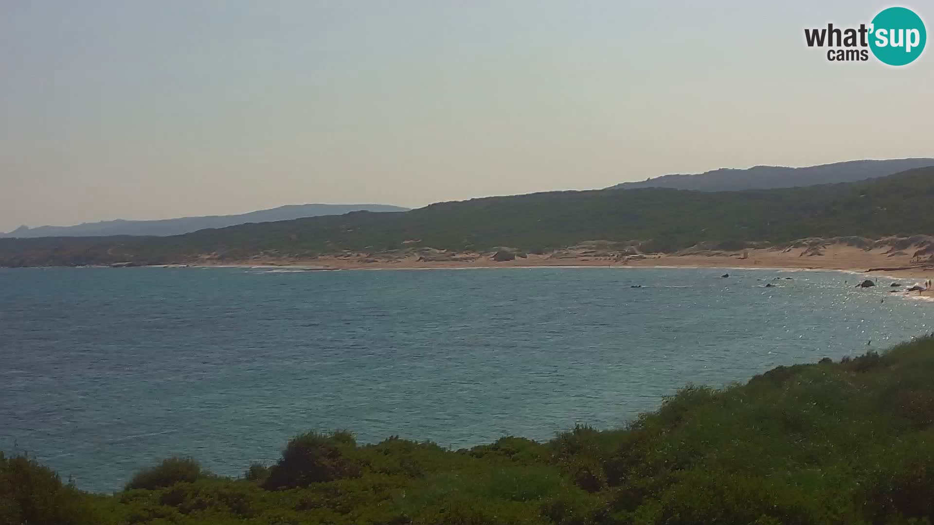 Plaža Naracu Nieddu web kamera – Aglientu – Sardinija