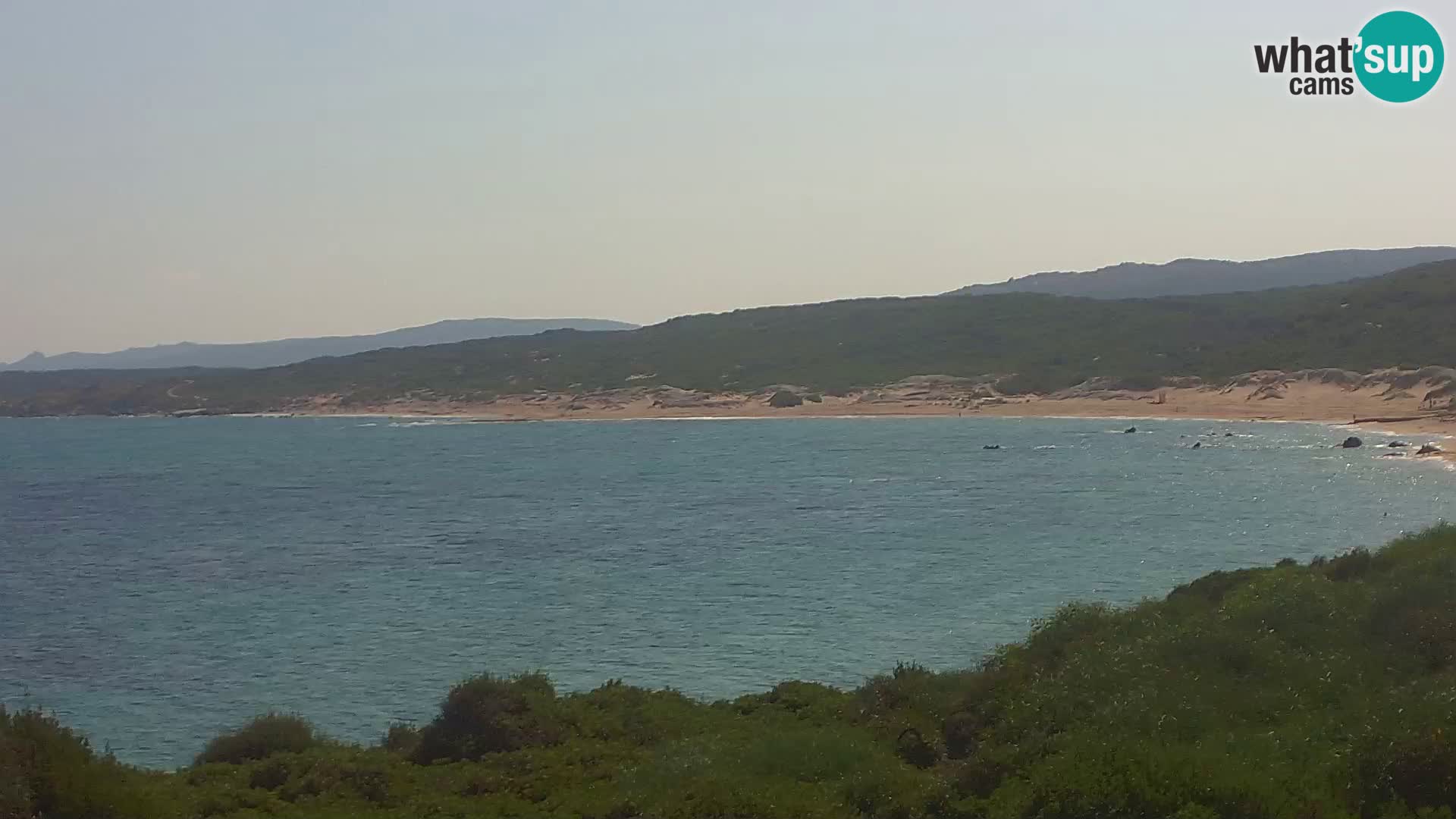Plaža Naracu Nieddu web kamera – Aglientu – Sardinija