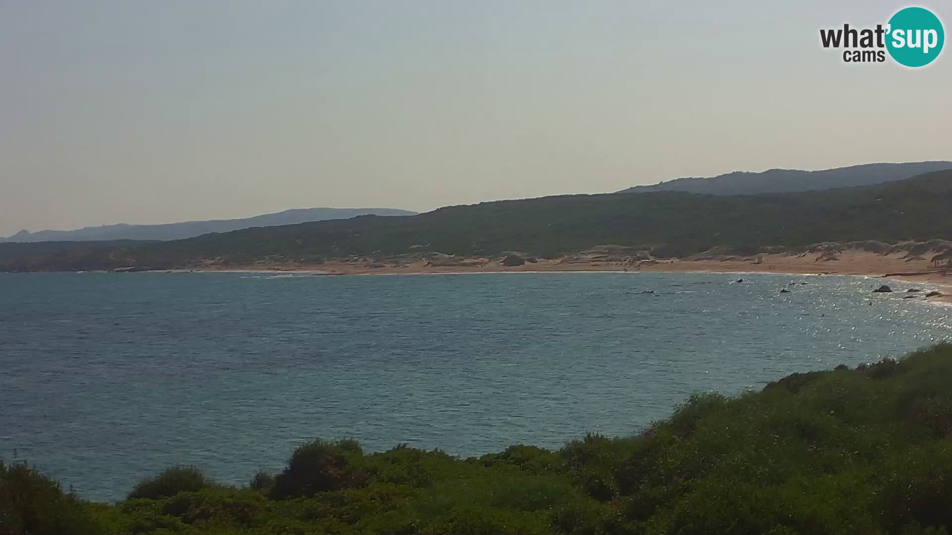 Plaža Naracu Nieddu web kamera – Aglientu – Sardinija