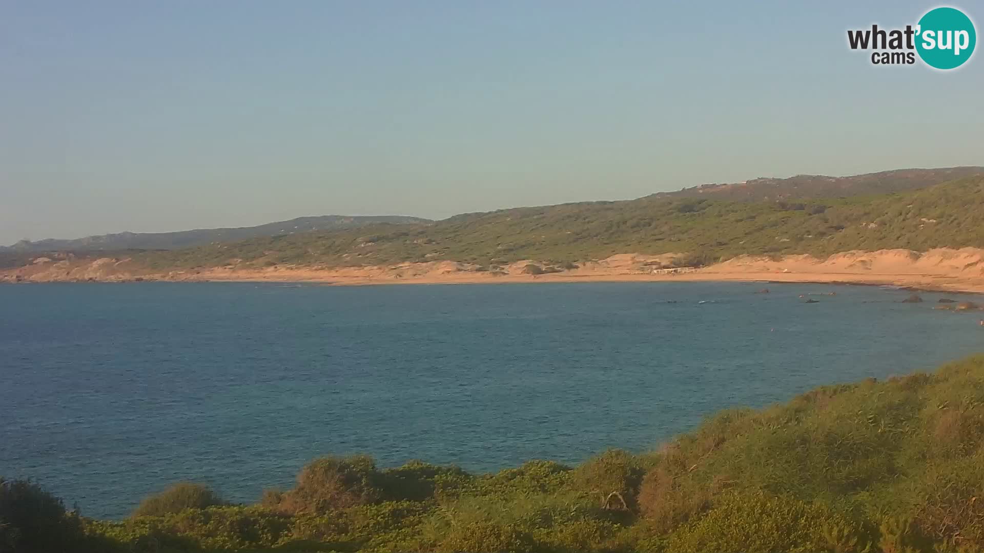 Plaža Naracu Nieddu web kamera – Aglientu – Sardinija
