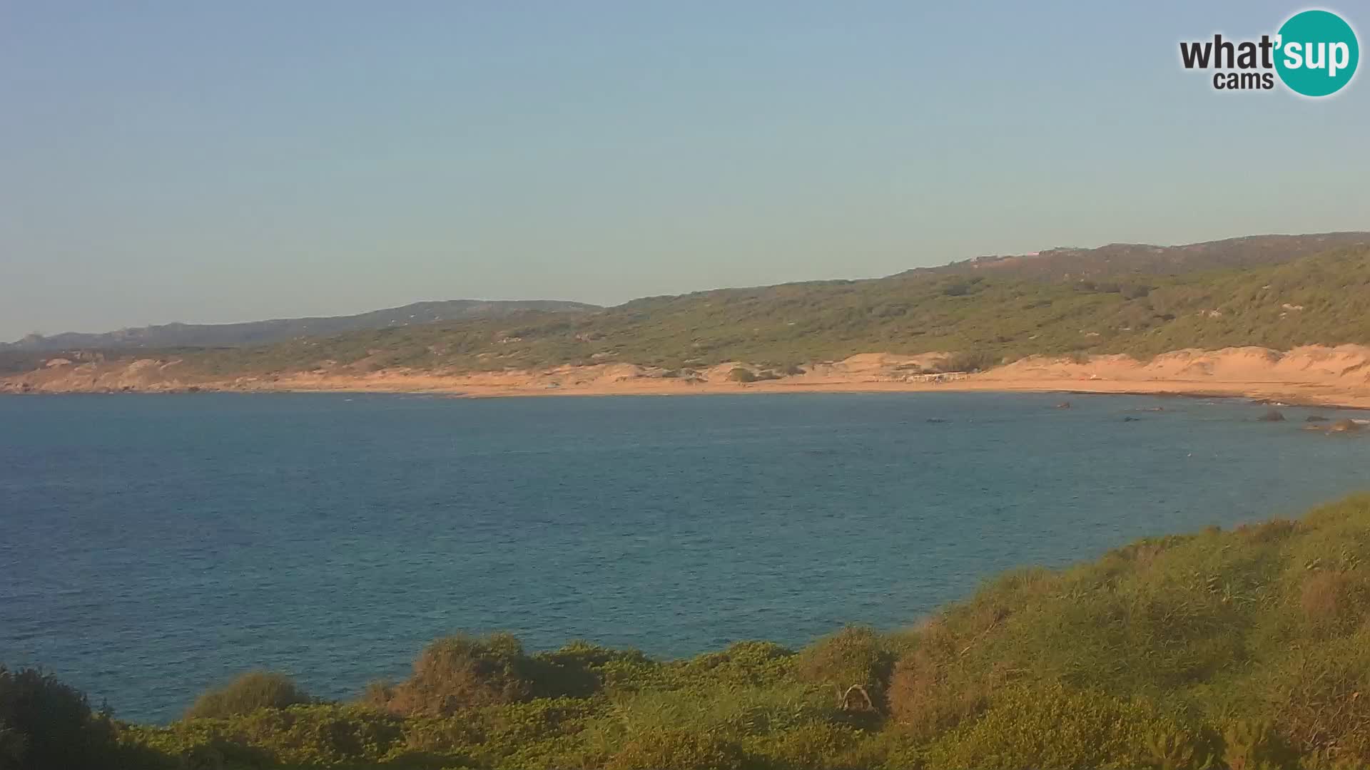 Plaža Naracu Nieddu web kamera – Aglientu – Sardinija