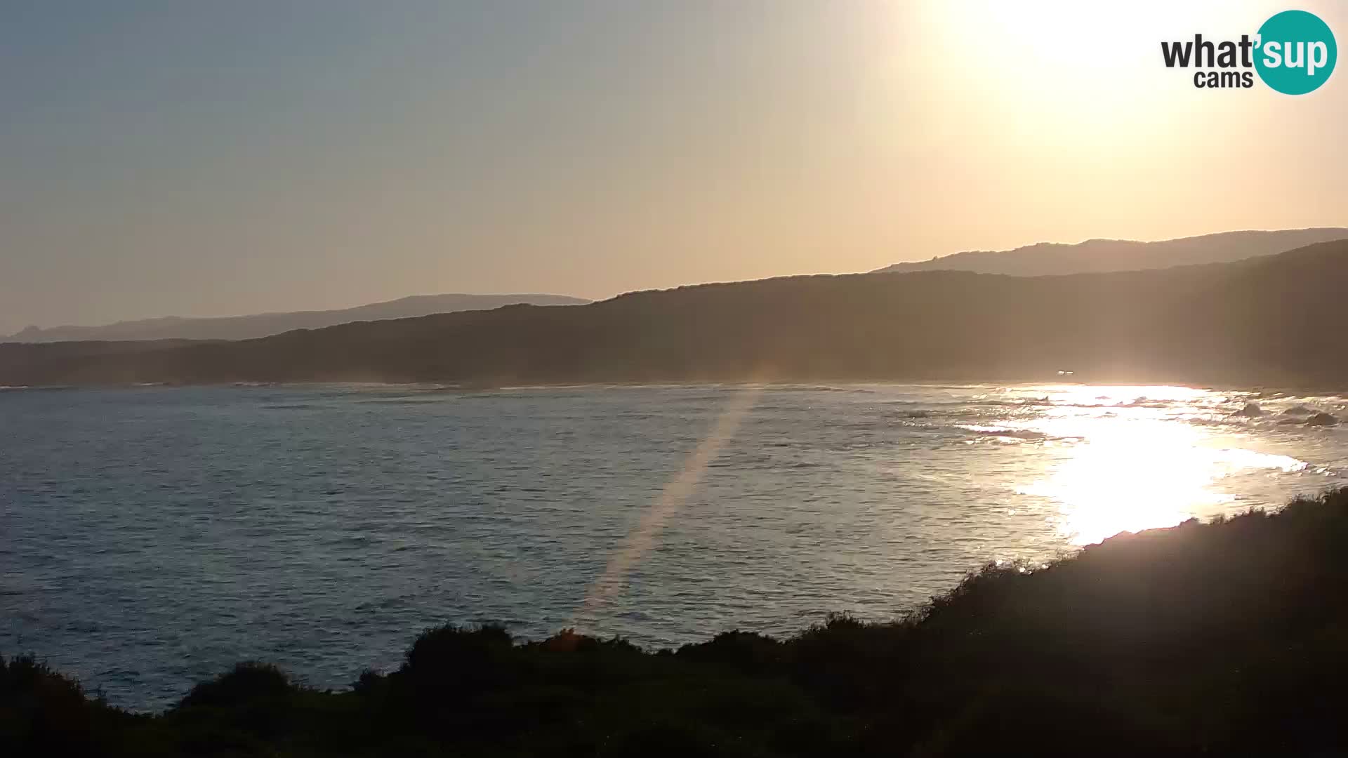 Plaža Naracu Nieddu spletna kamera – Aglientu – Sardinija