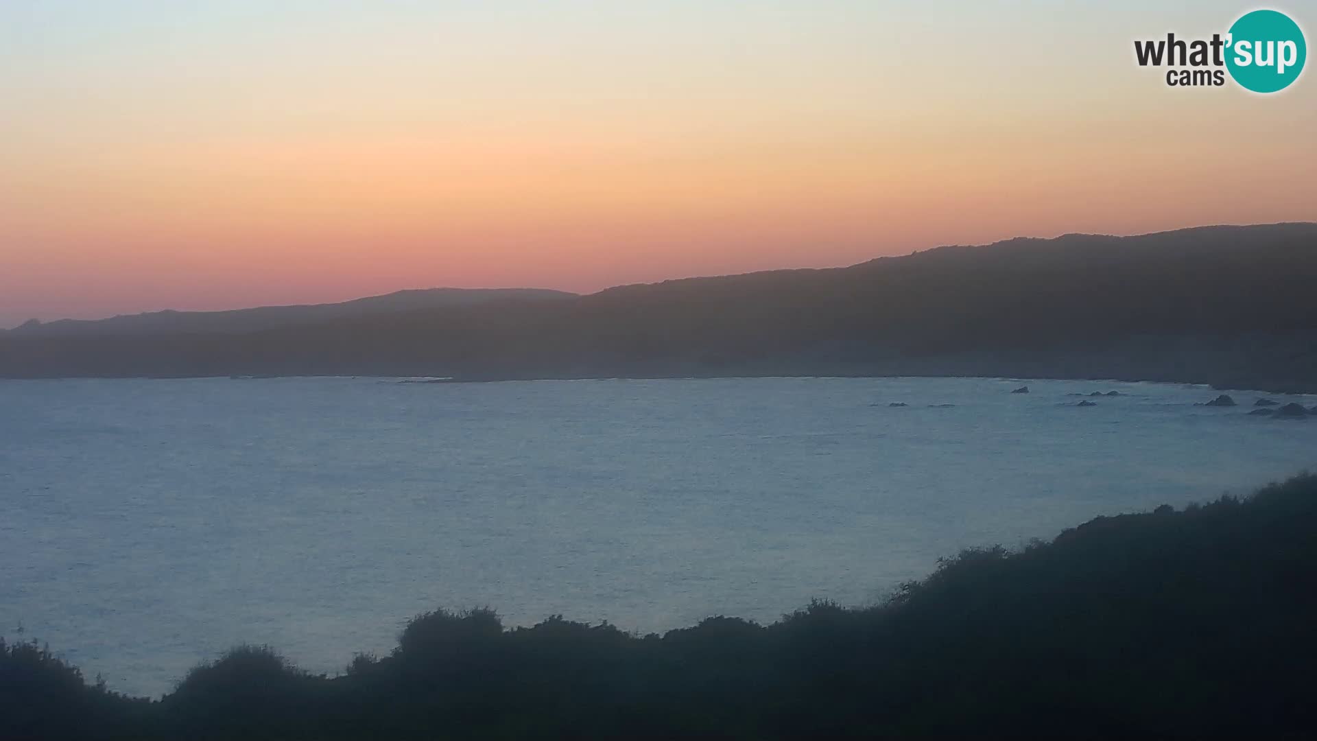 Plaža Naracu Nieddu web kamera – Aglientu – Sardinija