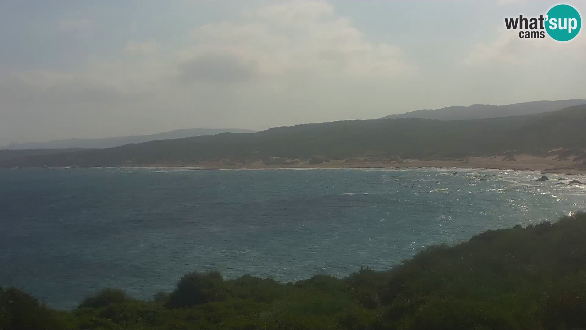 Plaža Naracu Nieddu spletna kamera – Aglientu – Sardinija