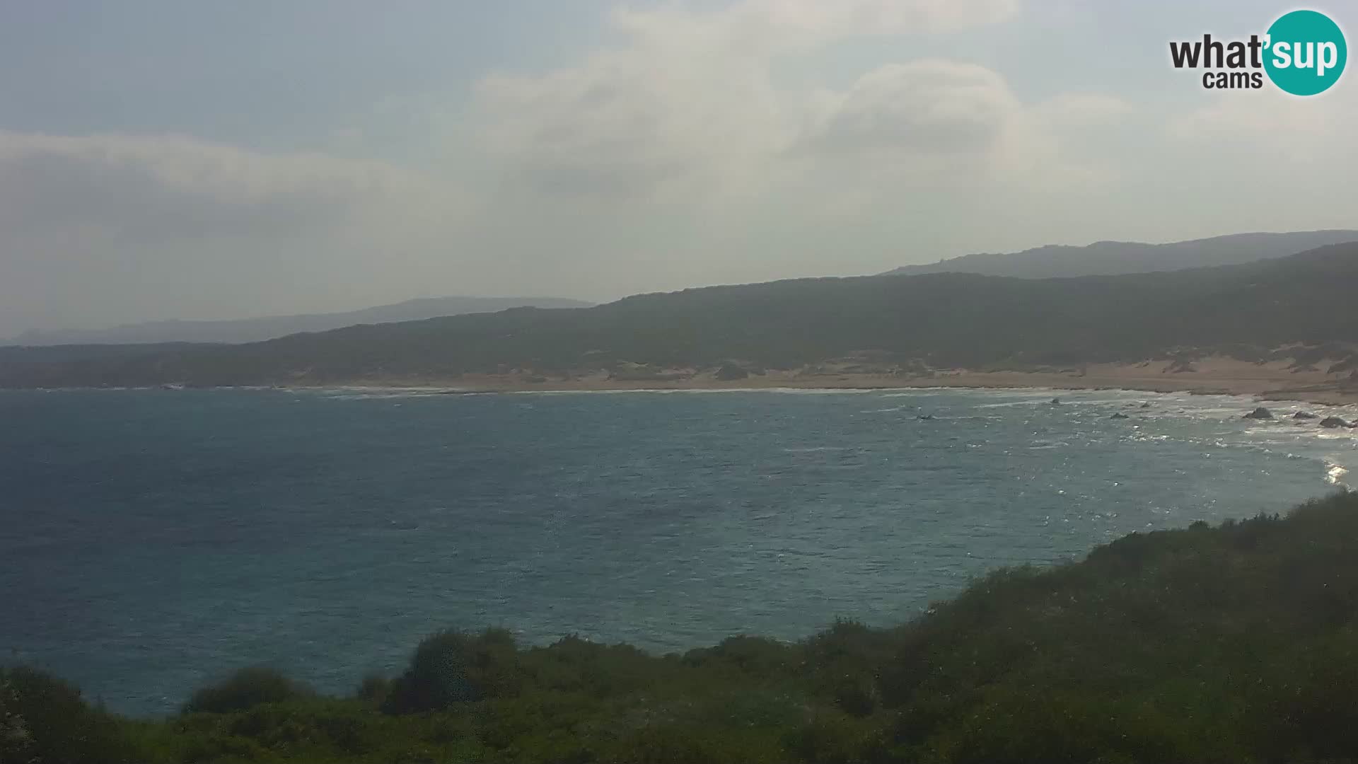 Plaža Naracu Nieddu web kamera – Aglientu – Sardinija