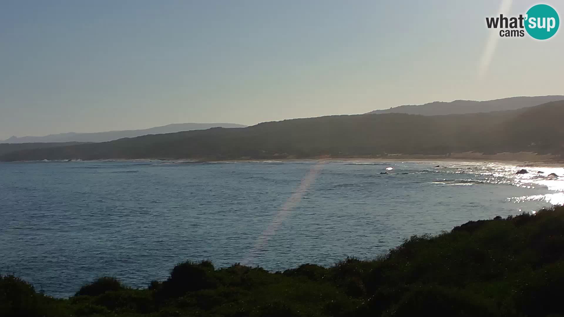 Plaža Naracu Nieddu web kamera – Aglientu – Sardinija