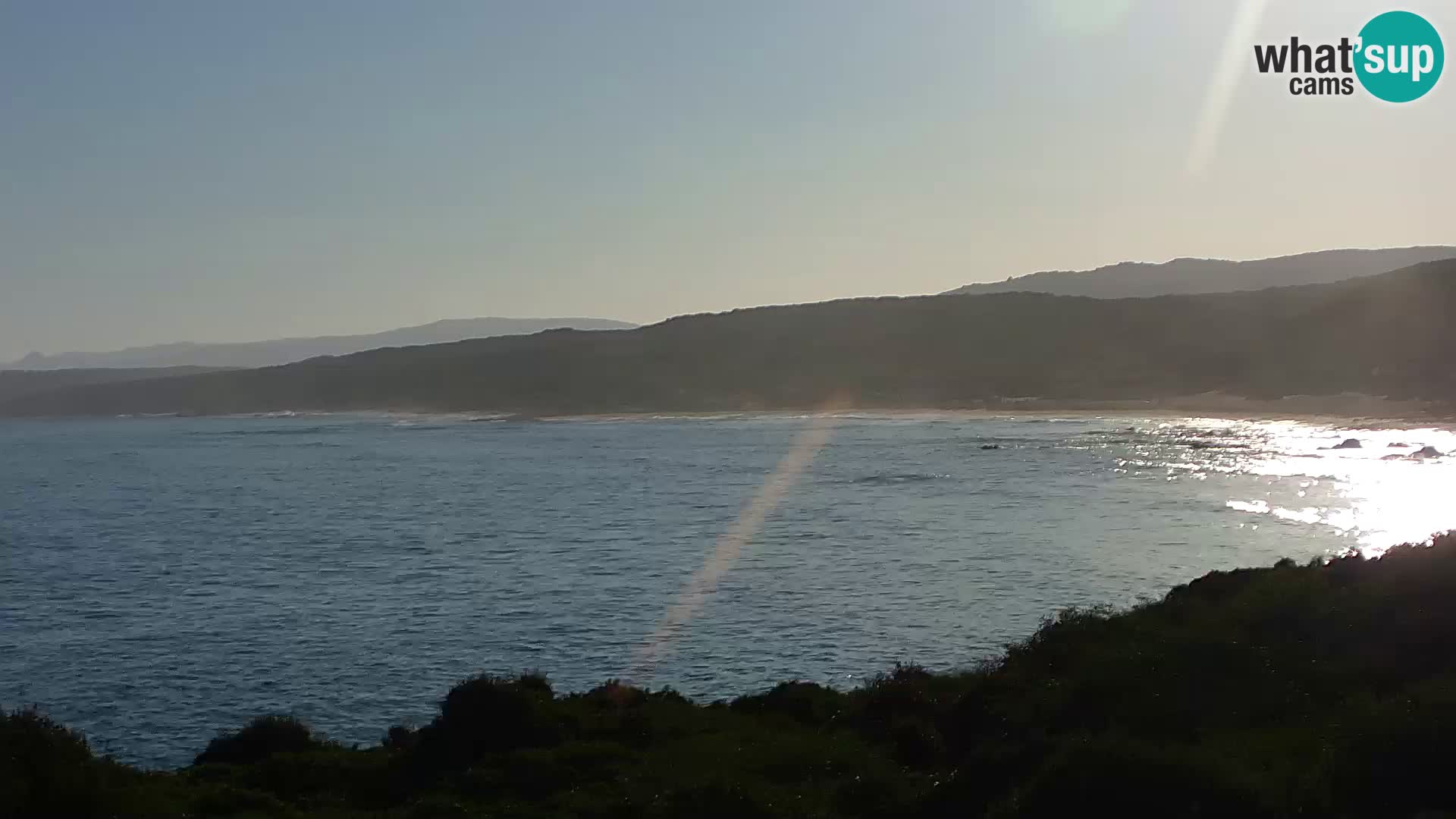 Plaža Naracu Nieddu spletna kamera – Aglientu – Sardinija