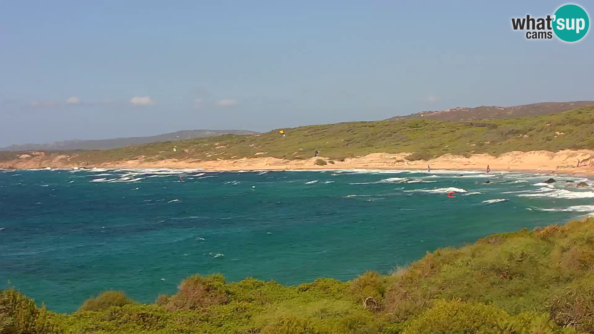 Plaža Naracu Nieddu spletna kamera – Aglientu – Sardinija