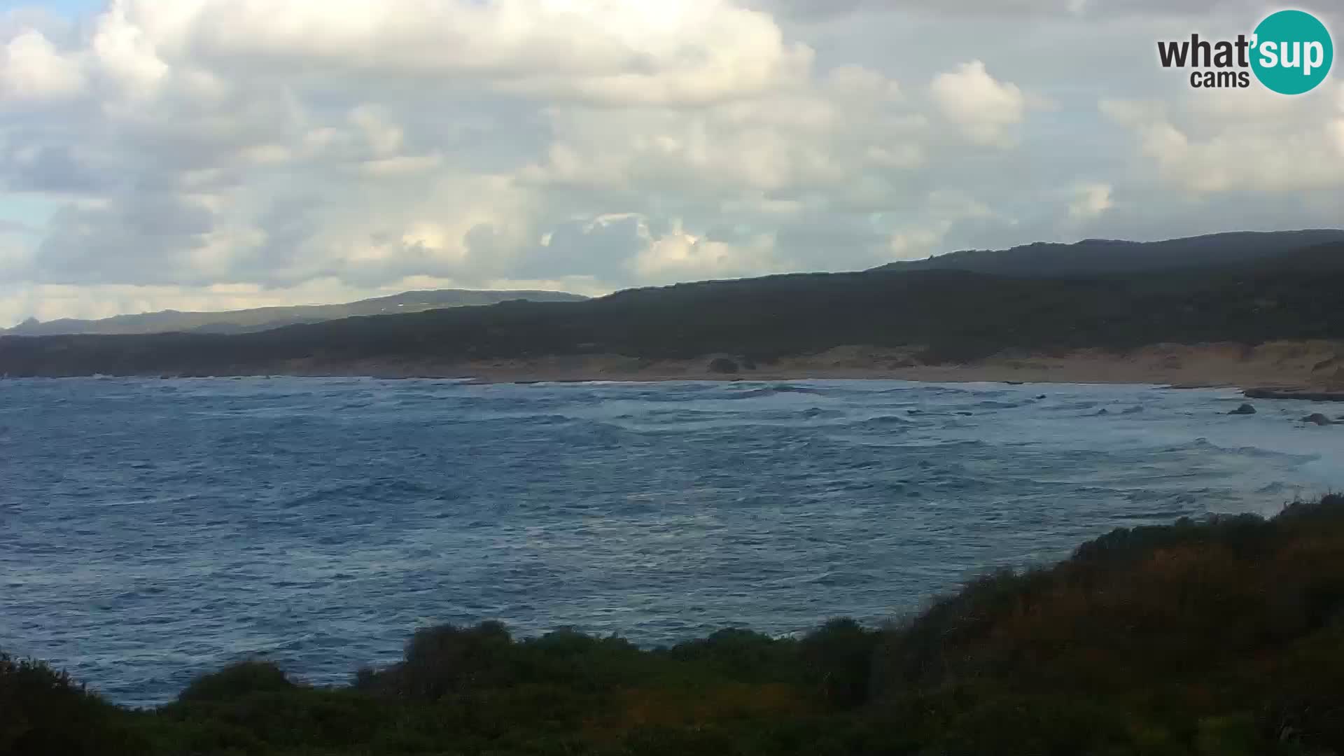 Plaža Naracu Nieddu web kamera – Aglientu – Sardinija