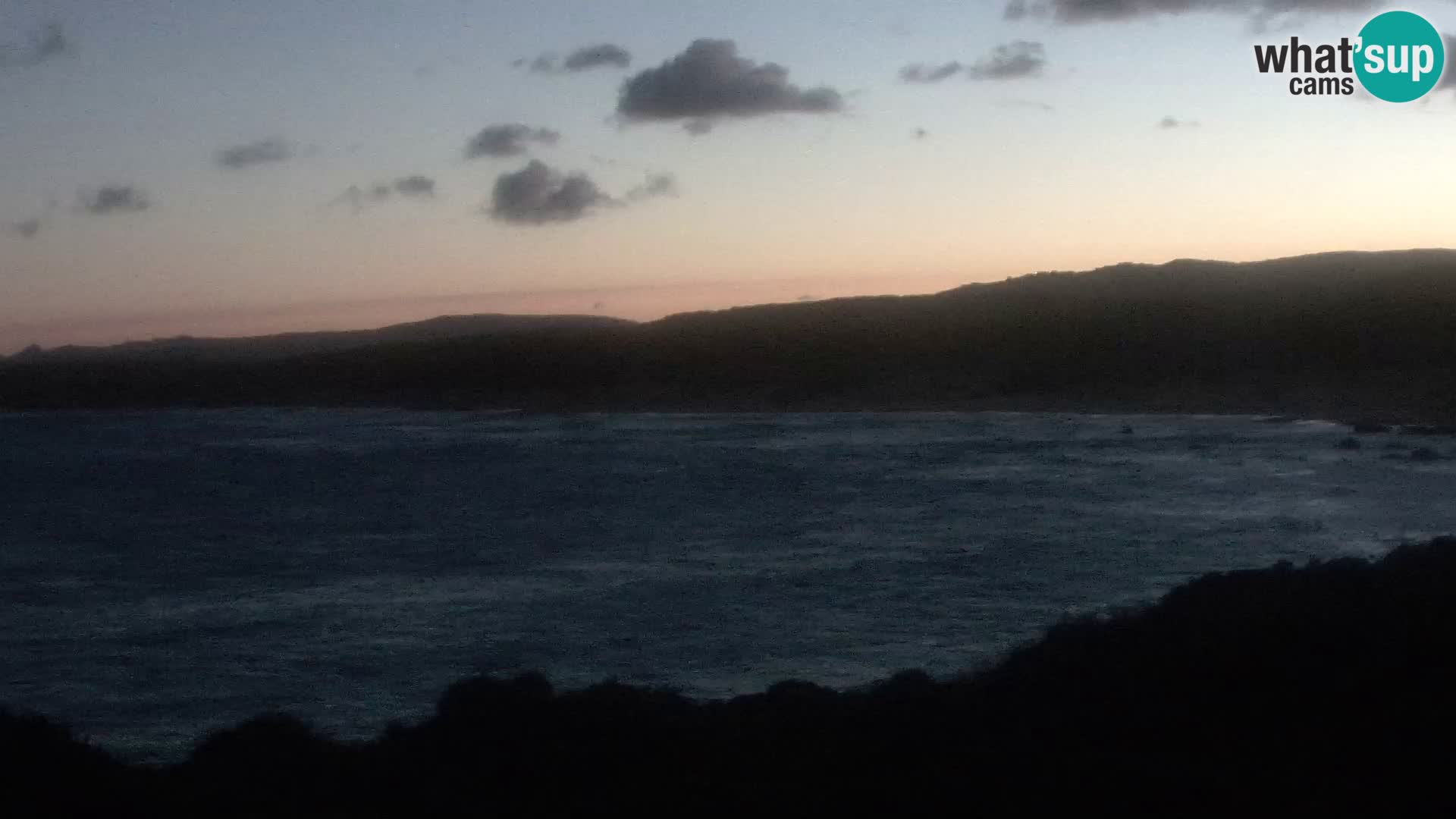 Plaža Naracu Nieddu web kamera – Aglientu – Sardinija