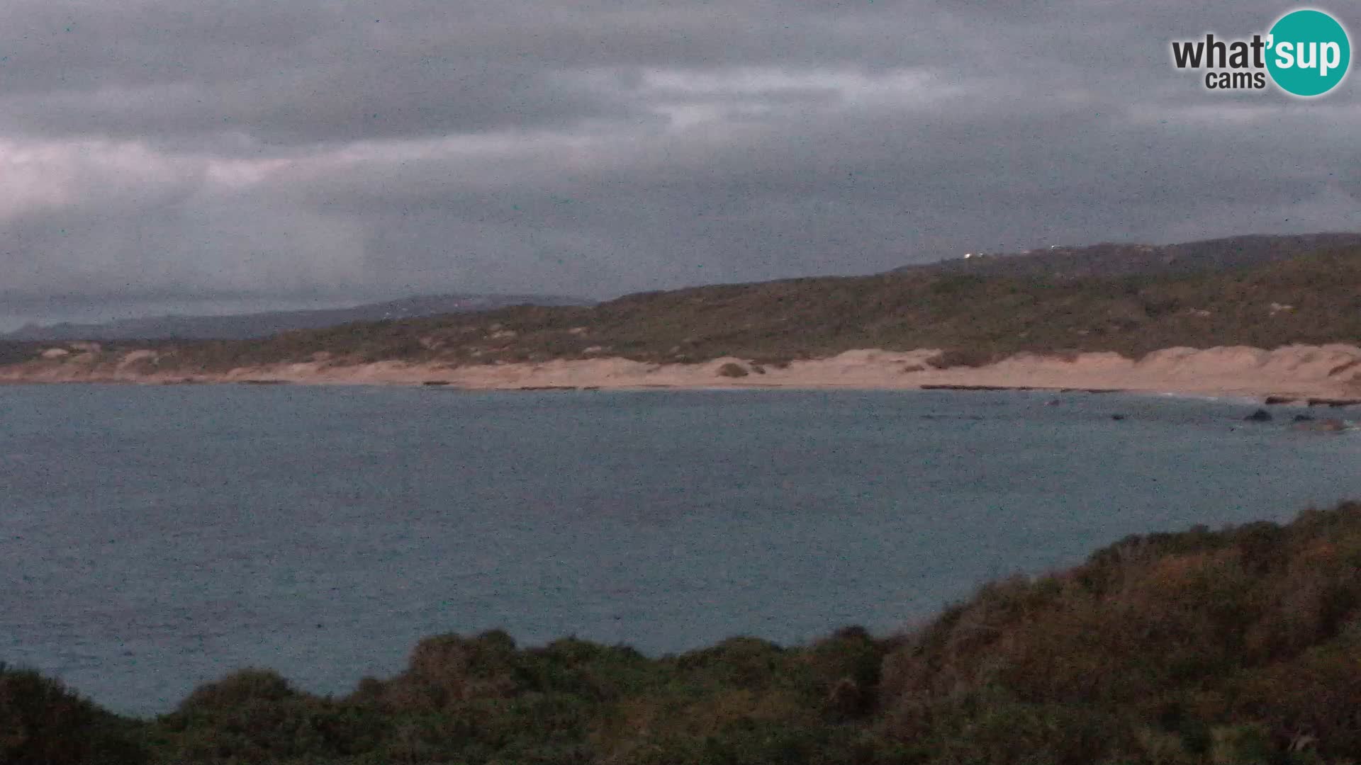 Plaža Naracu Nieddu spletna kamera – Aglientu – Sardinija