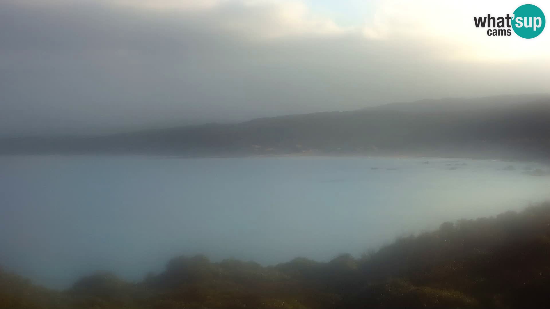 Plaža Naracu Nieddu spletna kamera – Aglientu – Sardinija