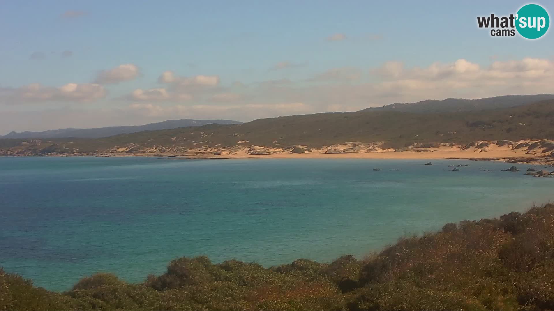 Naracu Nieddu Beach Live webcam – Aglientu – Sardinia