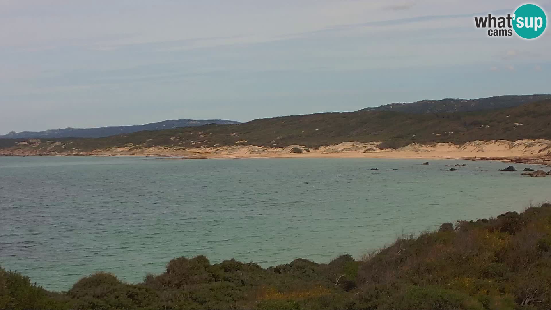 Spiaggia Naracu Nieddu Live webcam – Aglientu – Sardegna