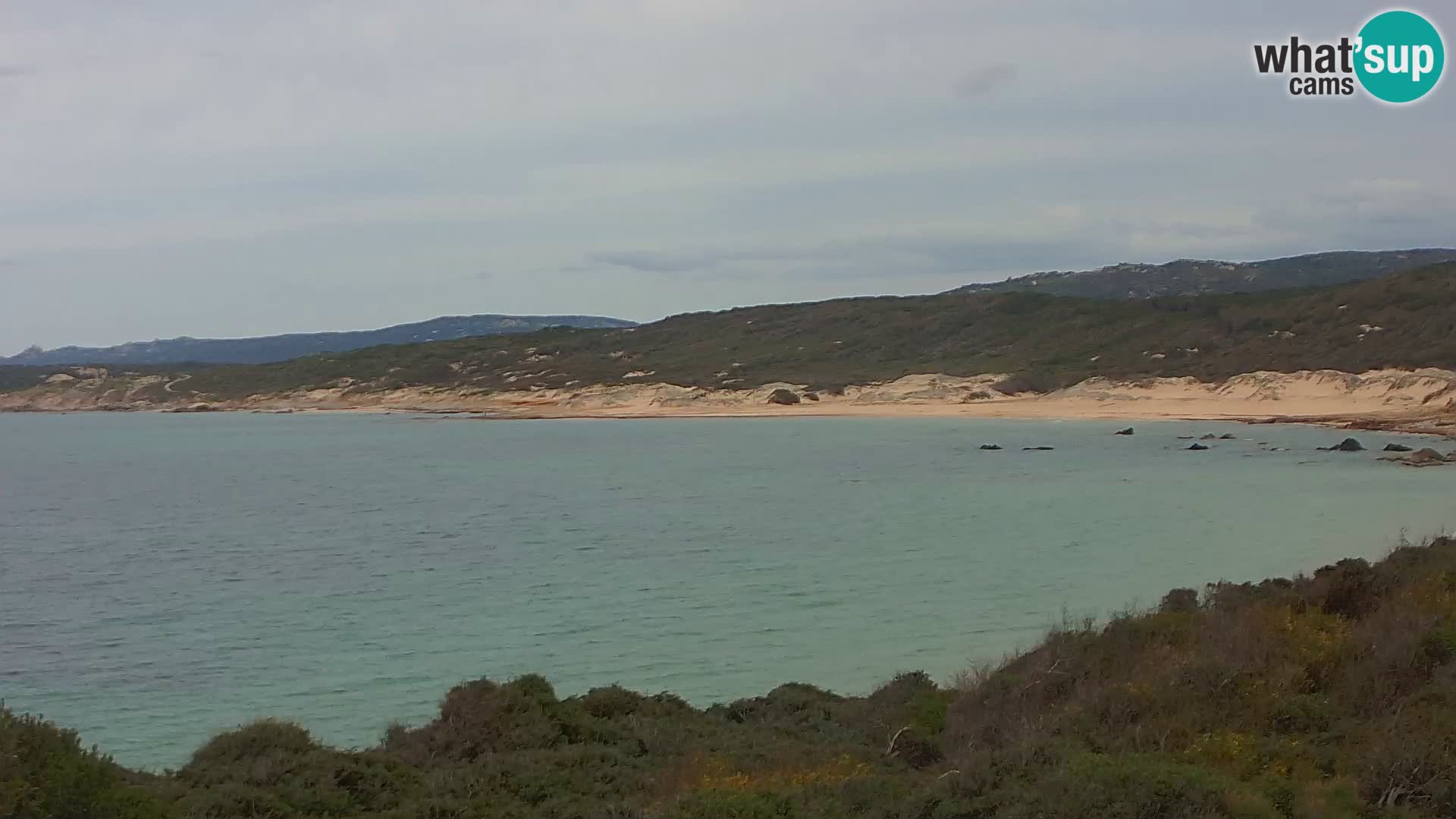 Webcam en direct de Naracu Nieddu Beach – Aglientu – Sardaigne