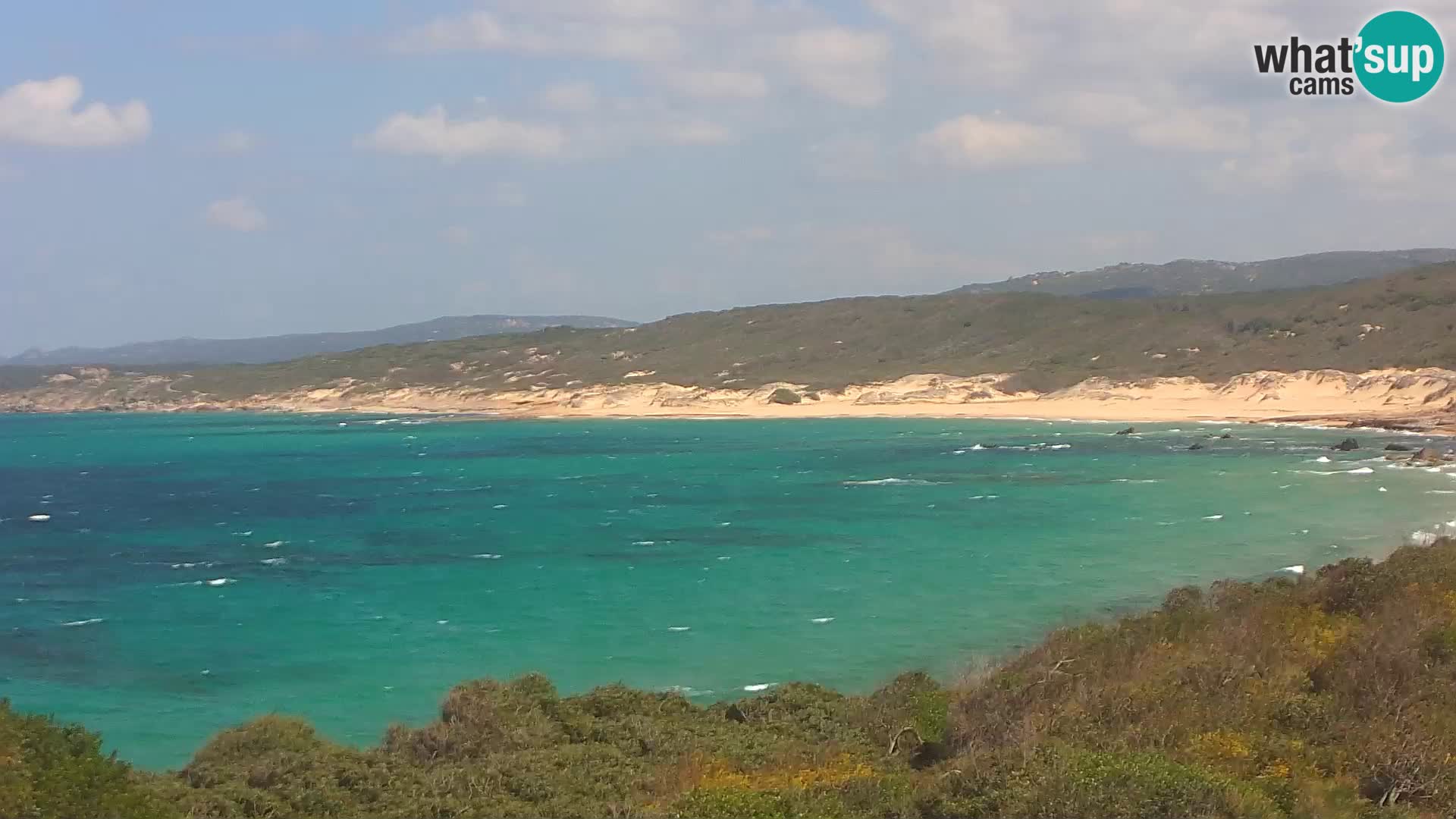 Webcam en direct de Naracu Nieddu Beach – Aglientu – Sardaigne