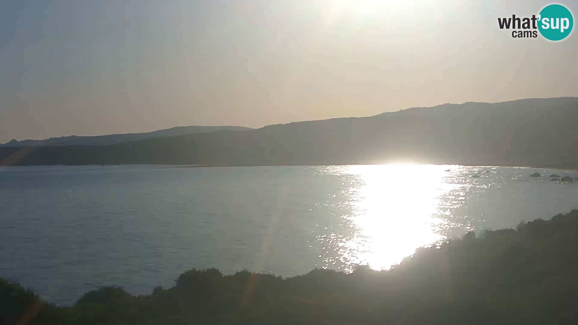 Plaža Naracu Nieddu spletna kamera – Aglientu – Sardinija