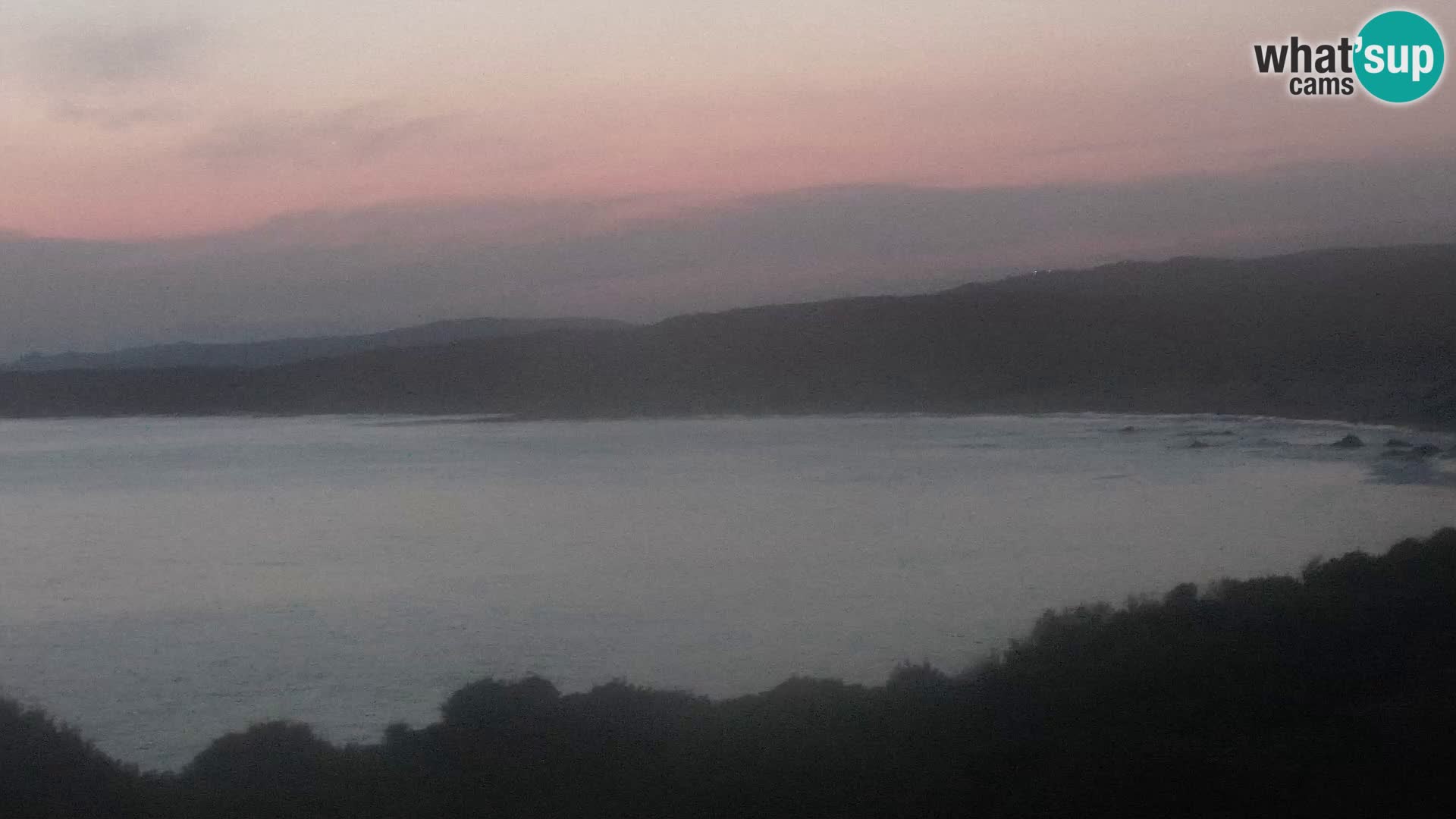 Plaža Naracu Nieddu web kamera – Aglientu – Sardinija