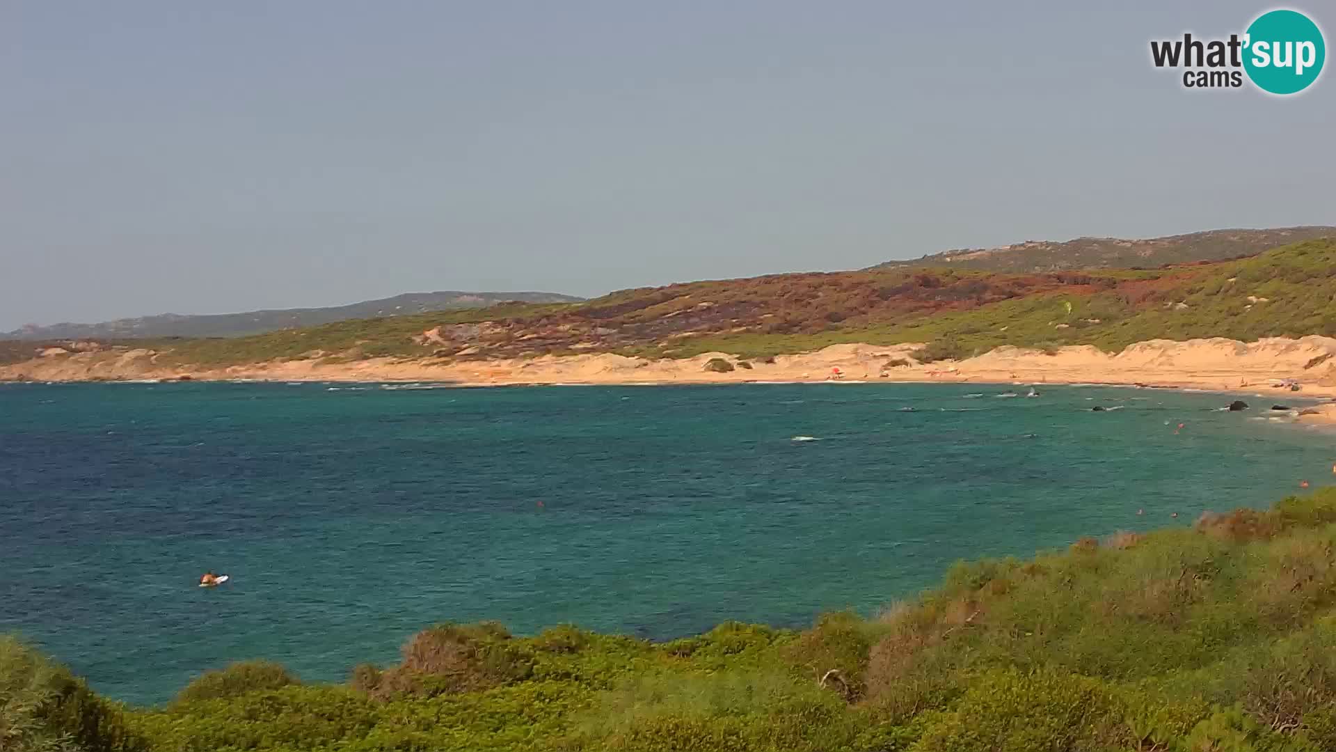 Plaža Naracu Nieddu spletna kamera – Aglientu – Sardinija
