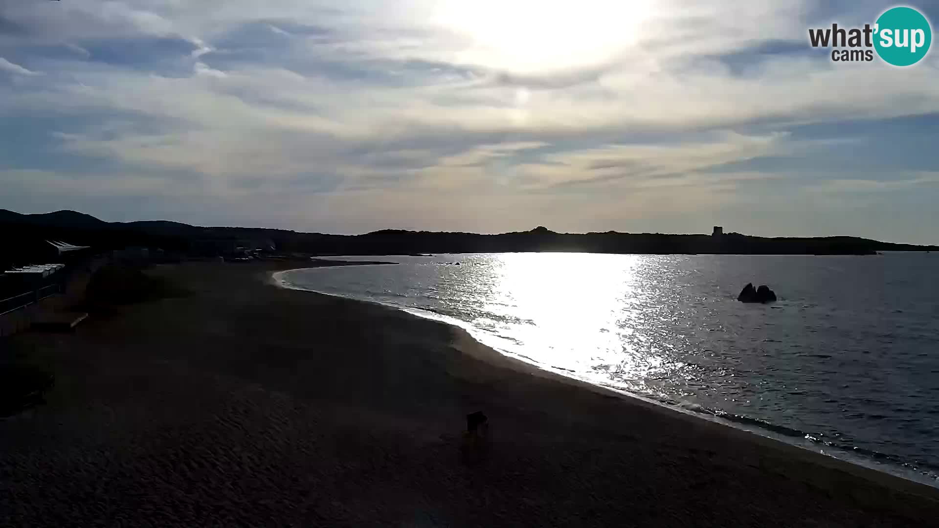 Plaža Vignola Mare spletna kamera Aglientu – Sardinija v živo