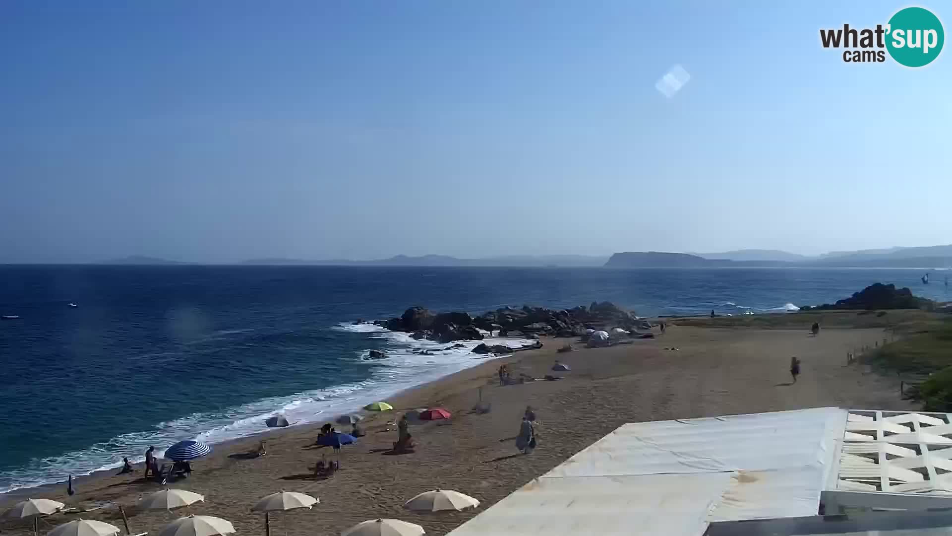 Plaža Vignola Mare spletna kamera Aglientu – Sardinija v živo