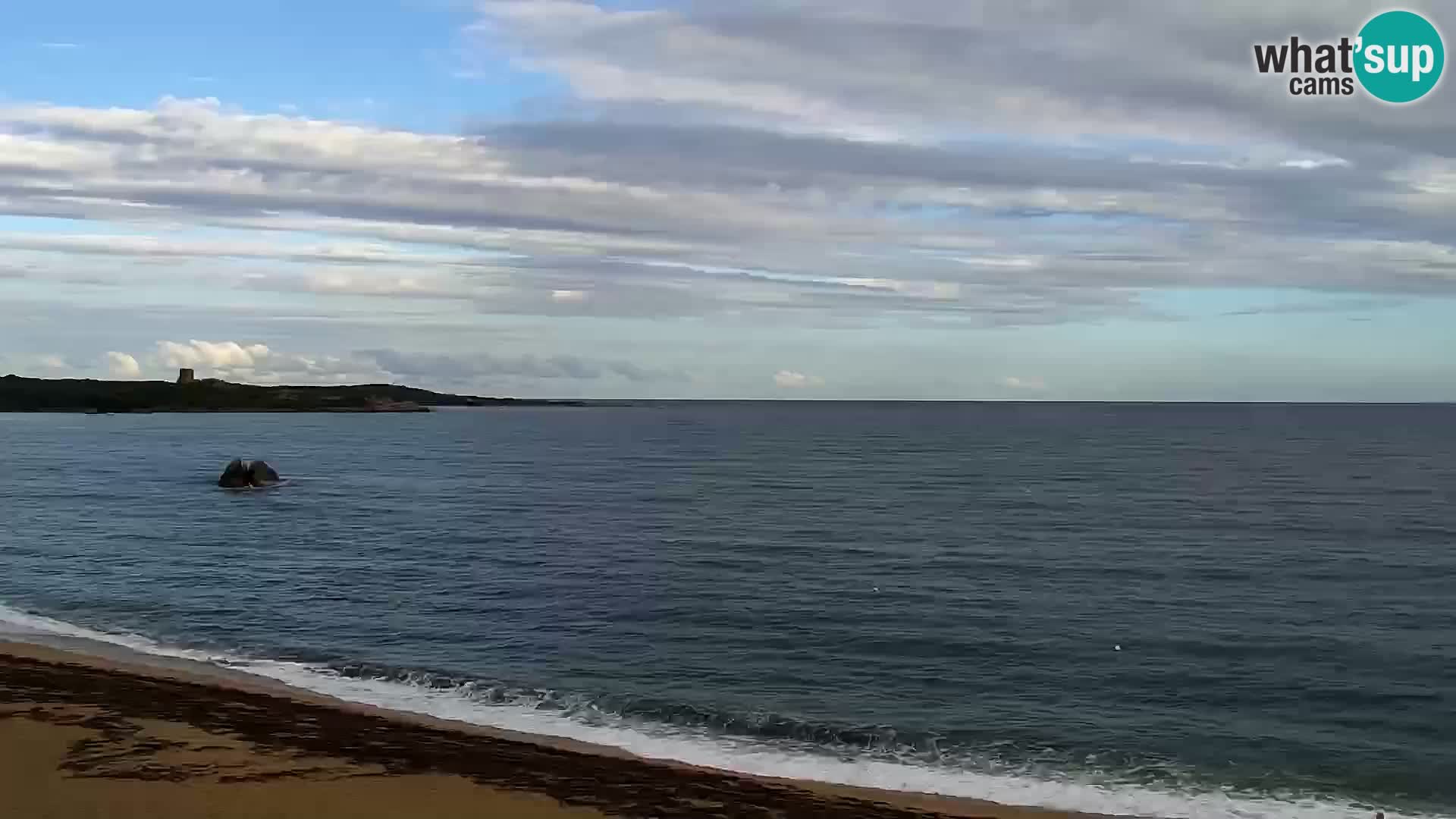 Plaža Vignola Mare spletna kamera Aglientu – Sardinija v živo