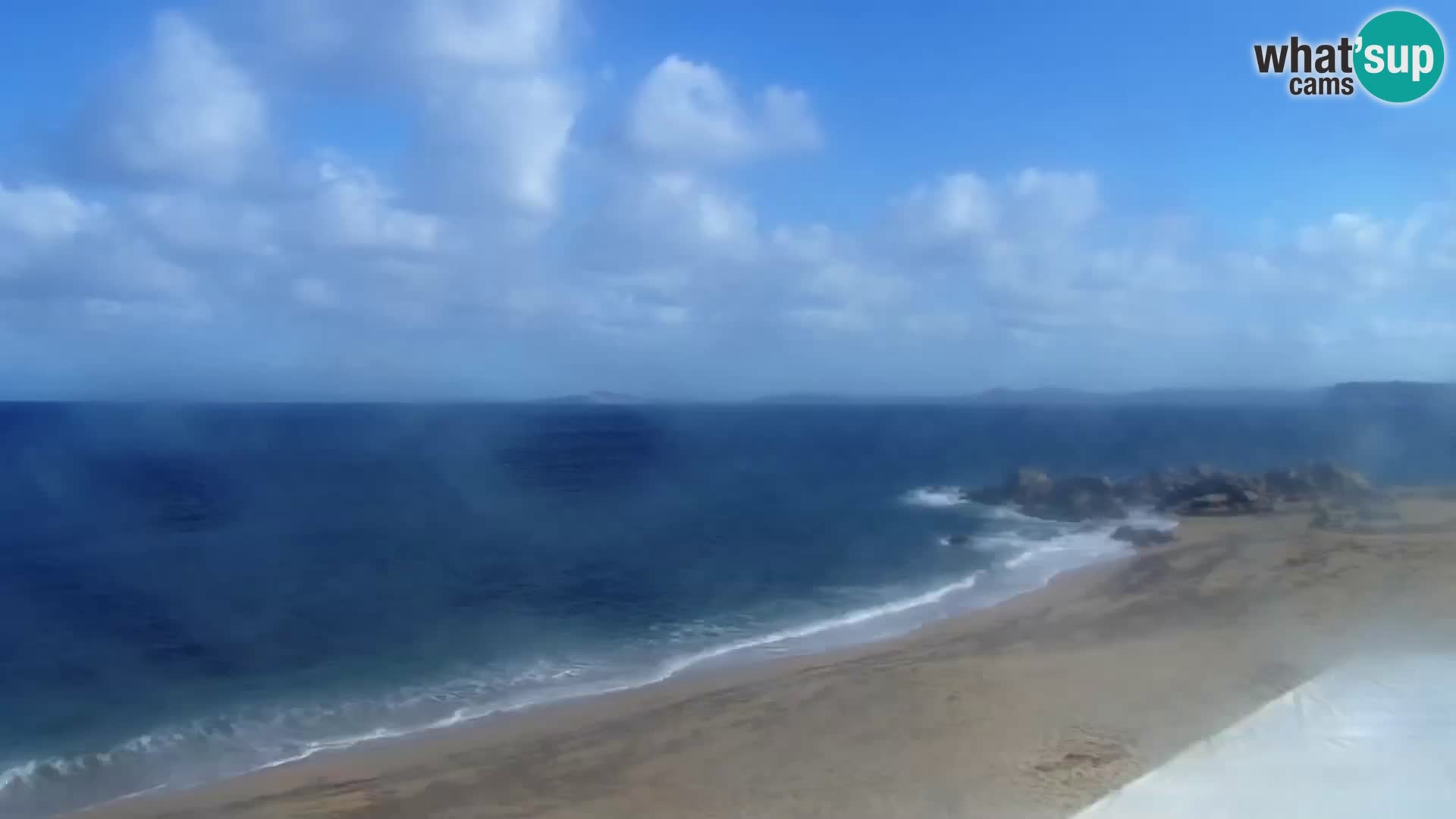 Plaža Vignola Mare spletna kamera Aglientu – Sardinija v živo