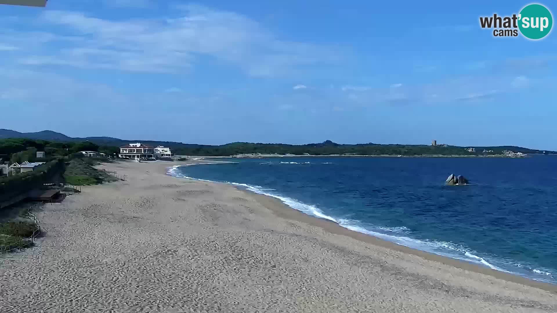 Plaža Vignola Mare spletna kamera Aglientu – Sardinija v živo